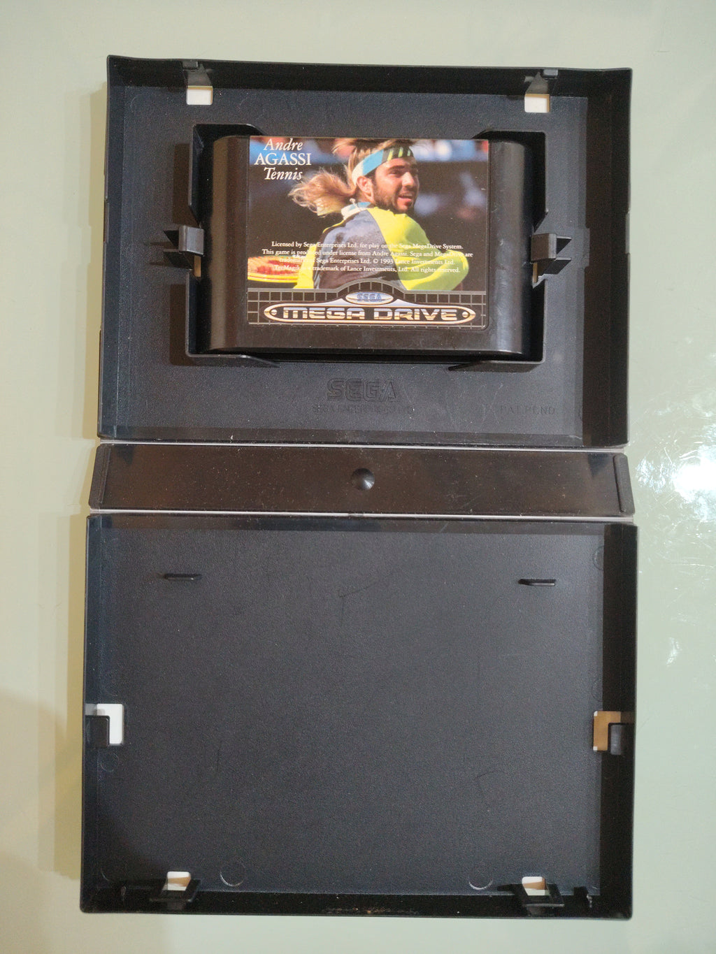 Gioco Sega Mega Drive  Andre Agassi tennis