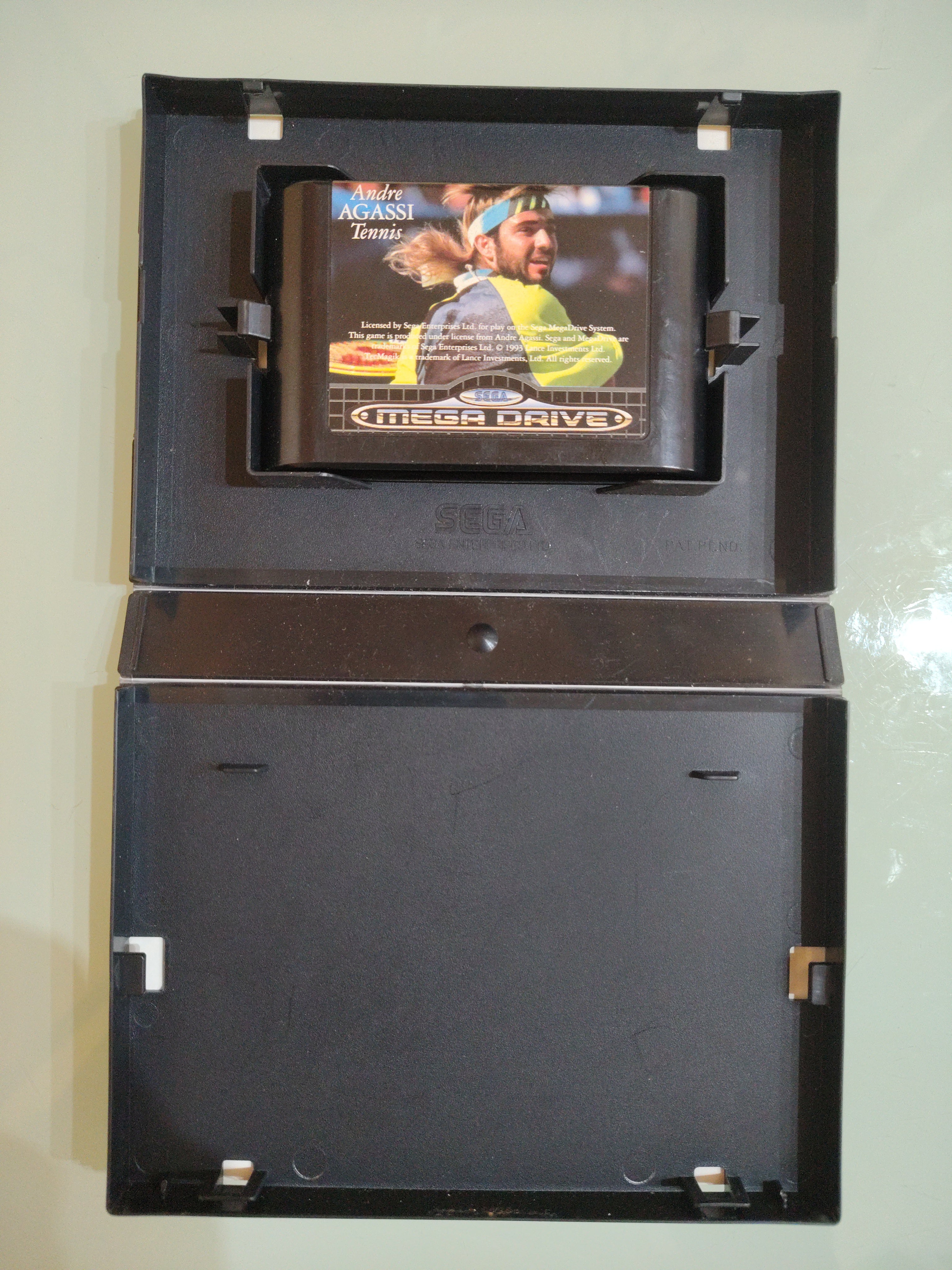Gioco Sega Mega Drive  Andre Agassi tennis