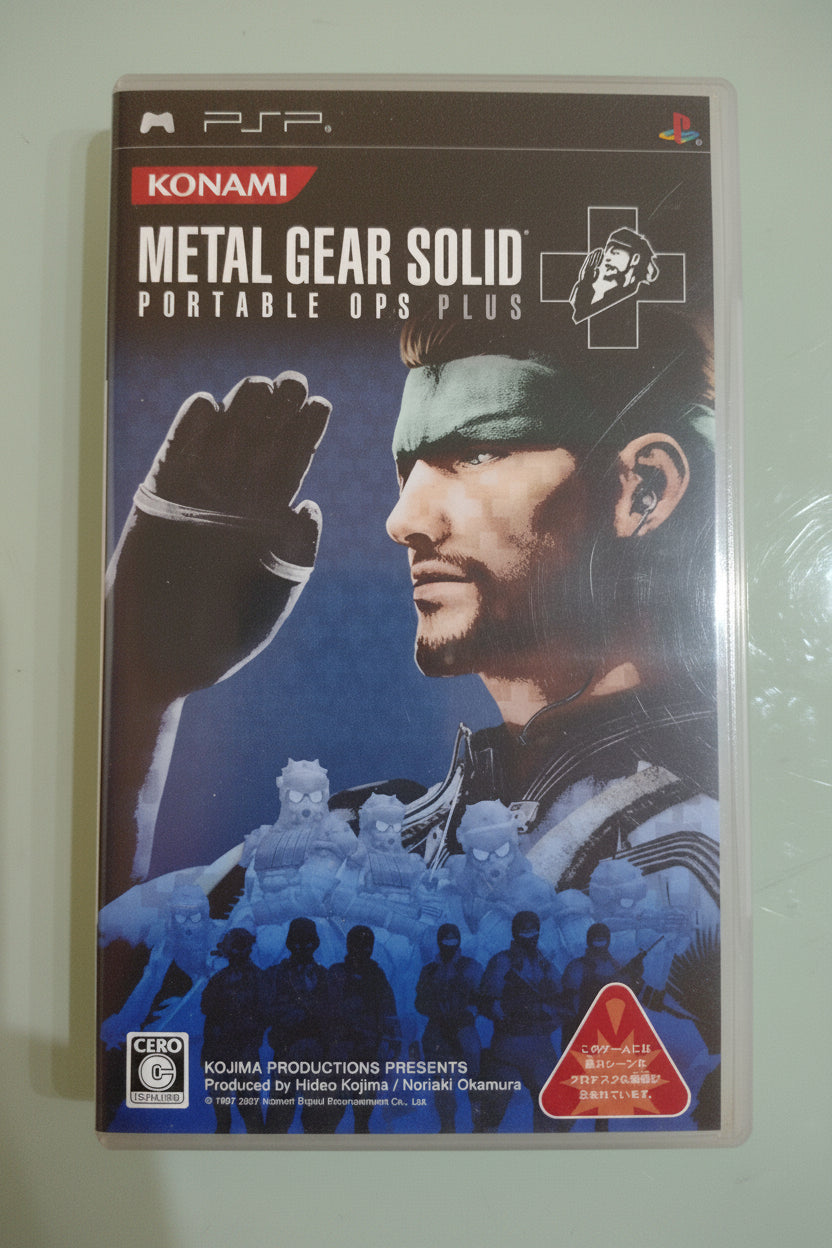 Metal Gear Solid Portable Ops Plus Sony PSP JPN