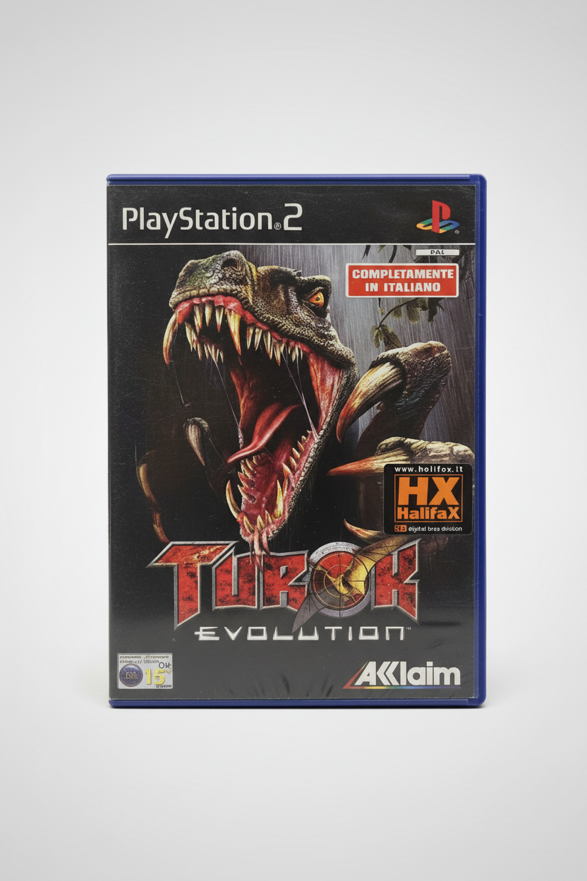 TUROK EVOLUTION SONY PS2 PLAYSTATION 2 PAL ITALIANO ORIGINALE NUOVO SIGILLATO