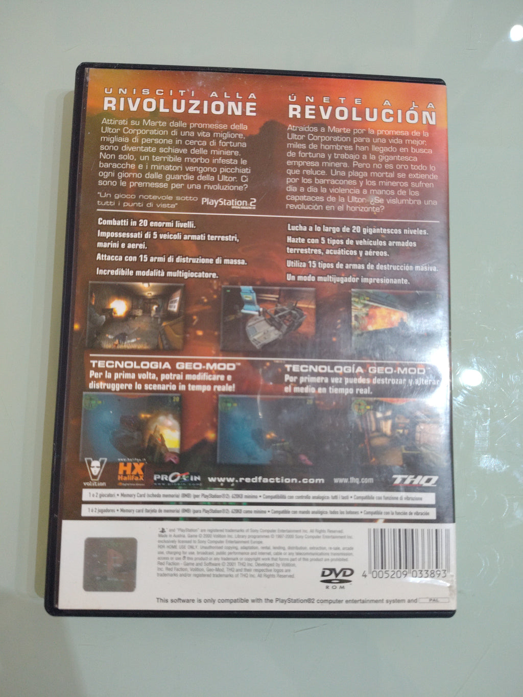 Red Faction GIOCO PS2 VERSIONE ITALIANA
