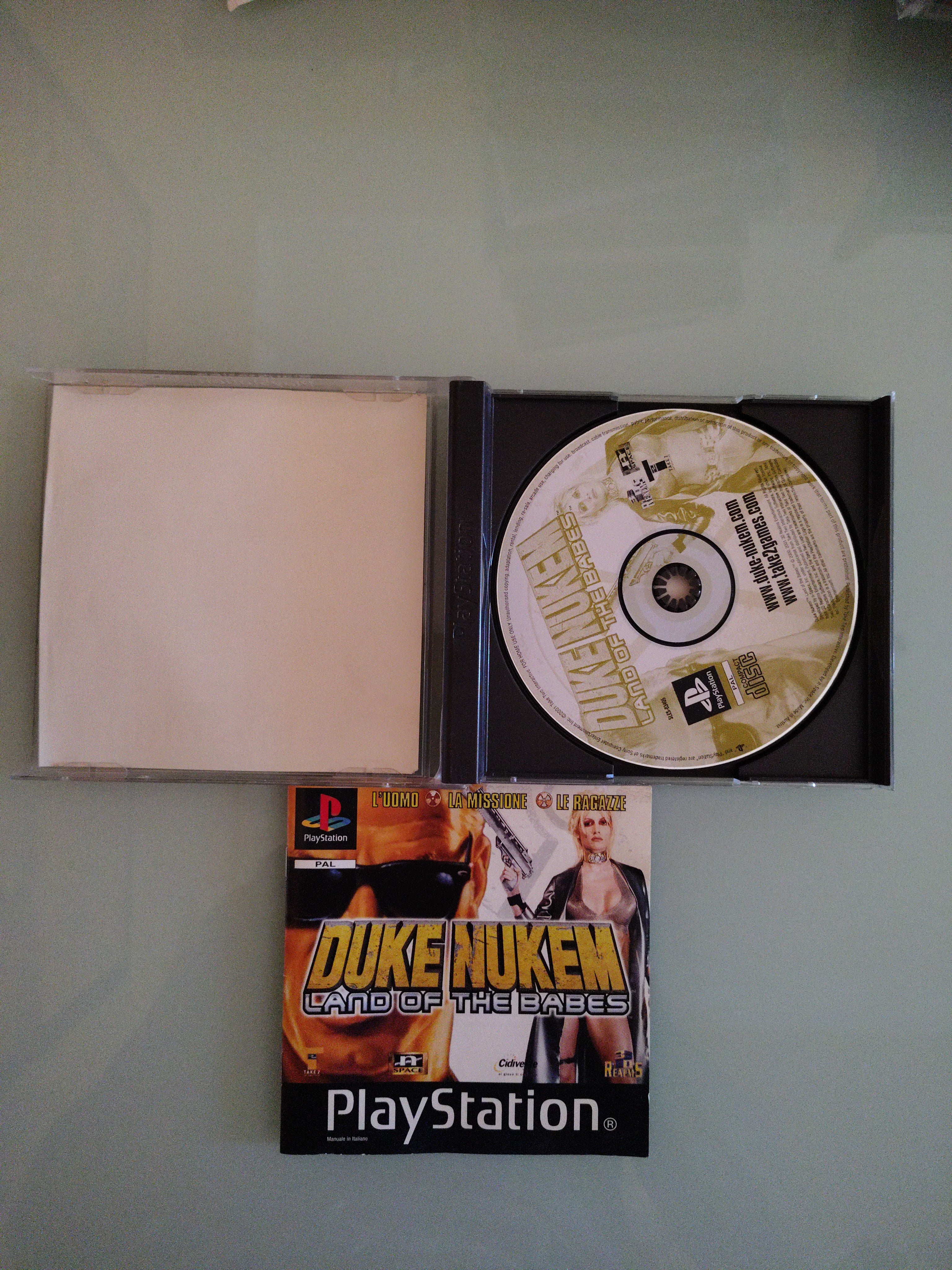 DUKE NUKEM - Land Of The Babes GIOCO PS1 VERSIONE ITALIANA