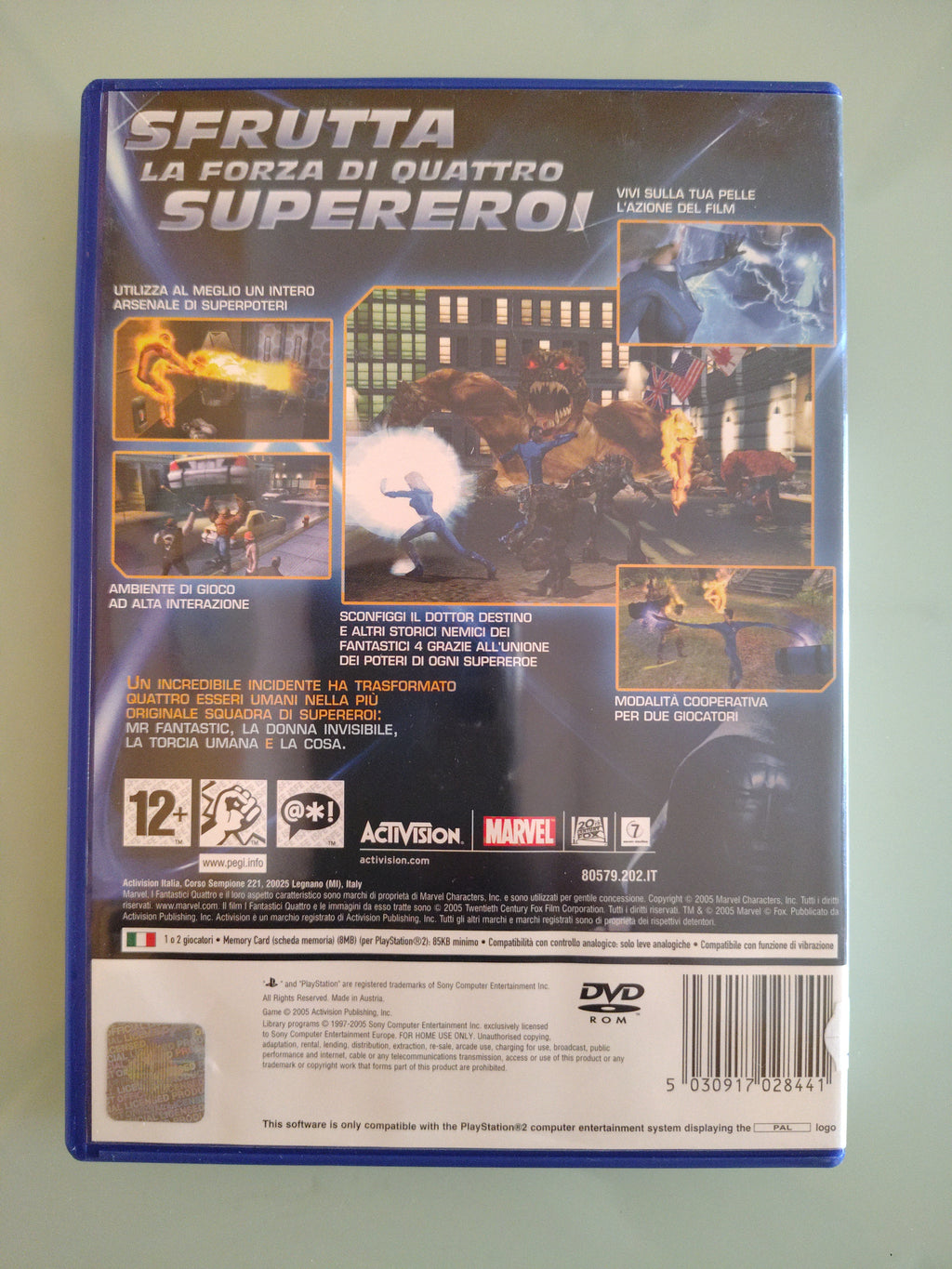 I Fantastici 4 GIOCO PS2 VERSIONE ITALIANA