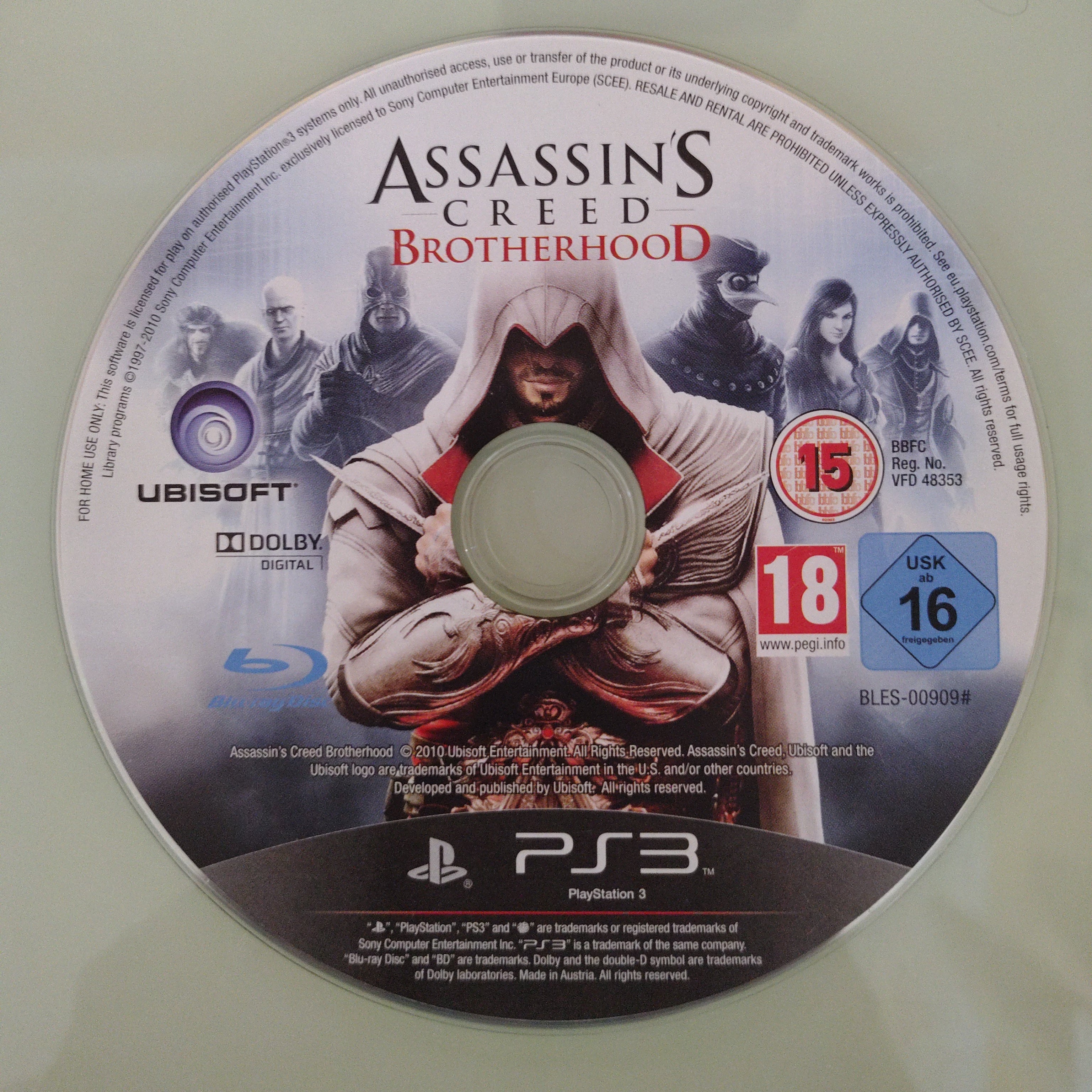 Assassins Creed Brotherhood ( solo disco)