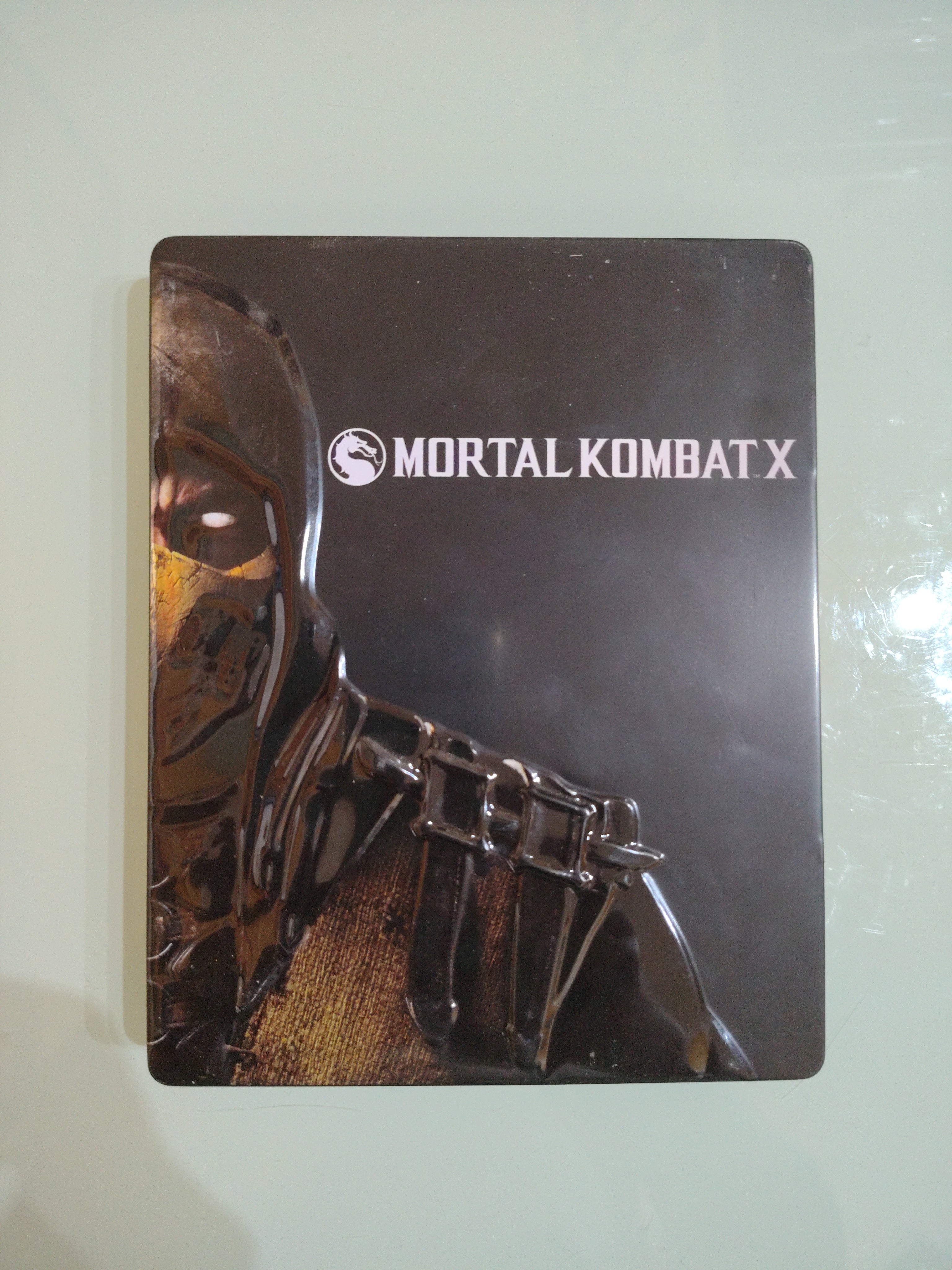 Mortal Kombat X Metal Steelbook Edizione Speciale Sony PS4 18+ Gioco di Combatti
