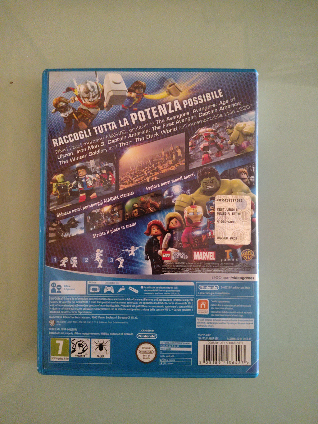 LEGO Marvel: Avengers - Pal Ita - Per Nintendo WII U