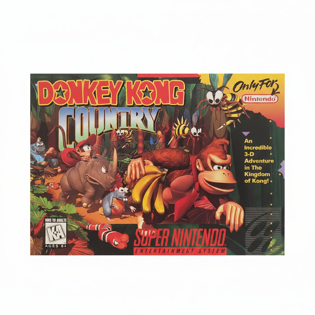 DONKEY KONG COUNTRY, SUPER SNES USA