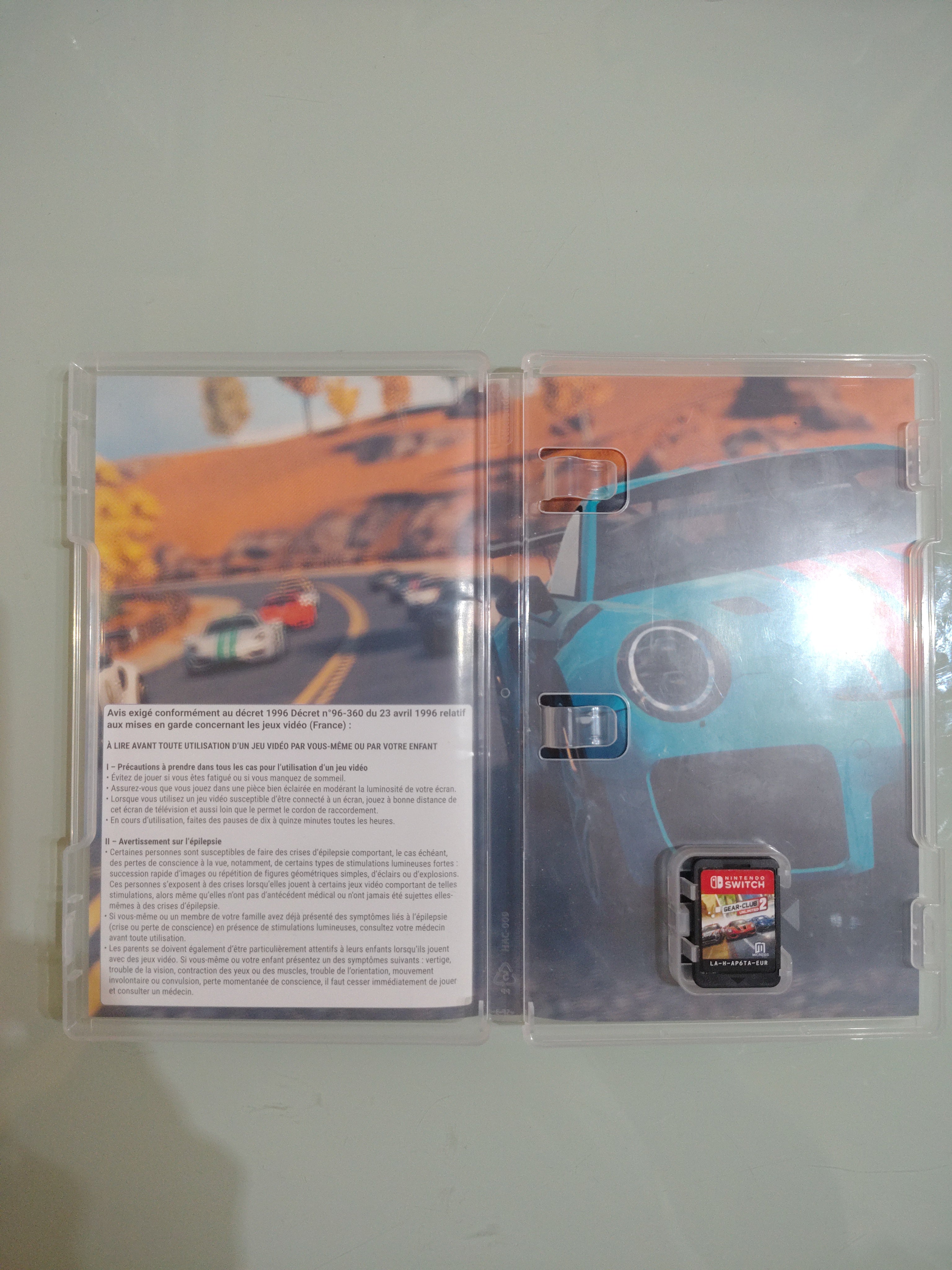 Nintendo switch Gear Club 2 Porsche Edition