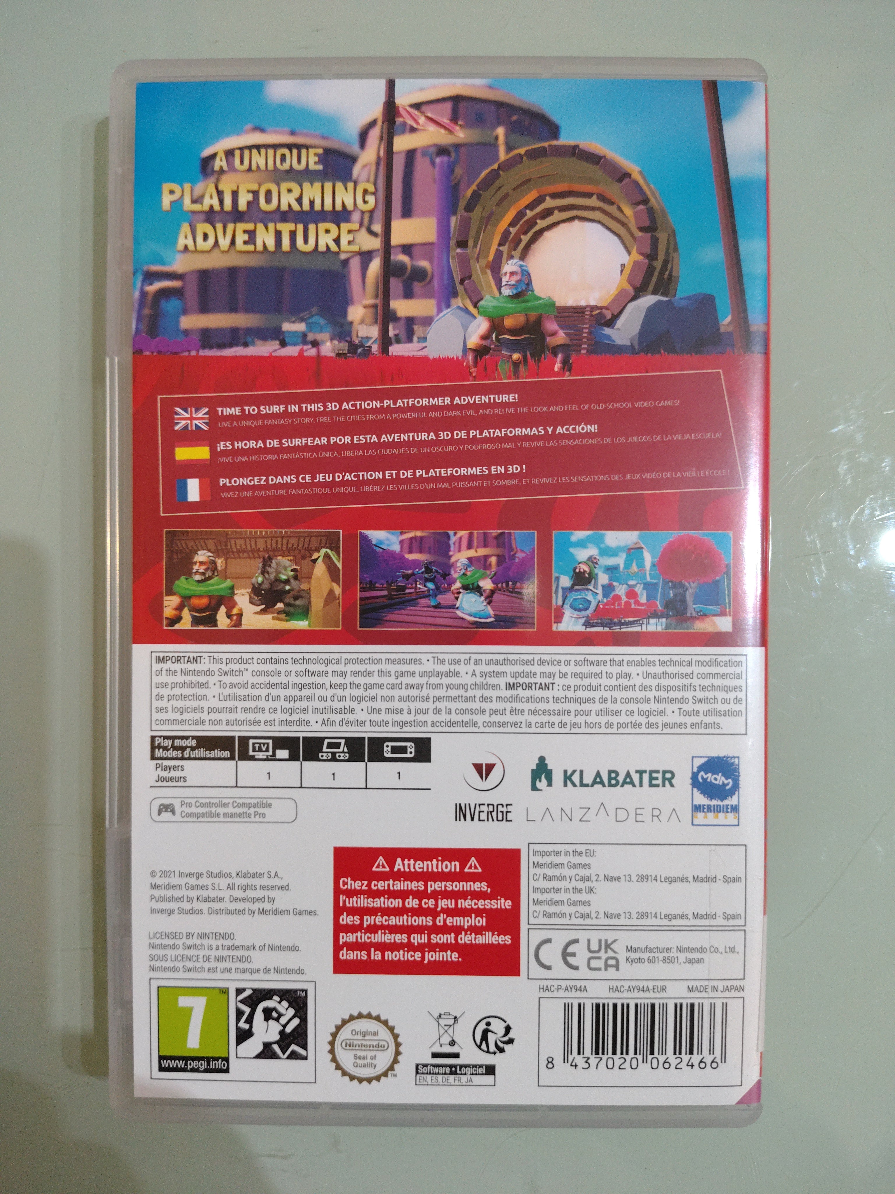 NINTENDO SWITCH EFFIE GALAND' S EDITION PAL CONDIZIONI OTTIME