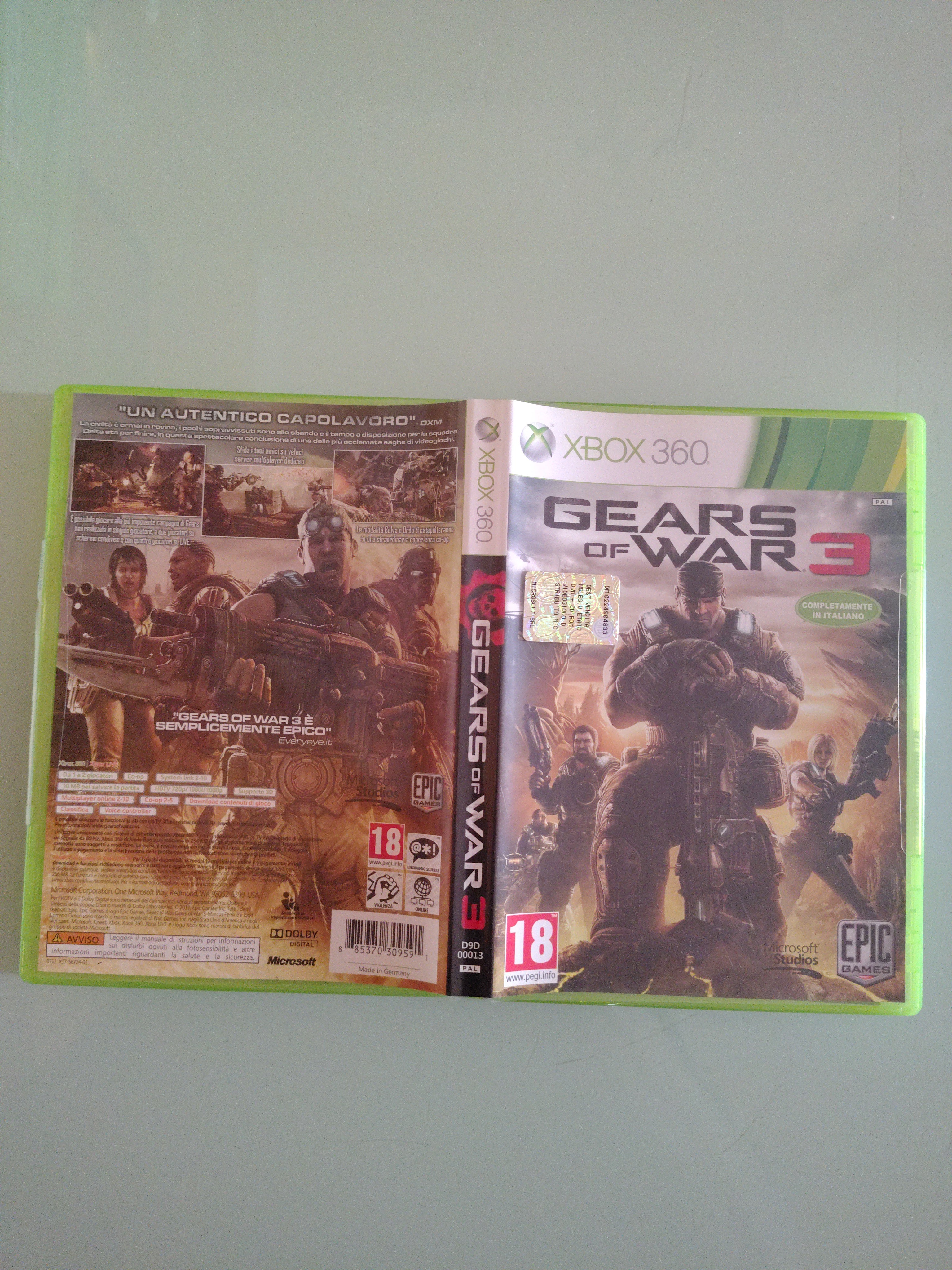 Gear of war 3 PAL ita