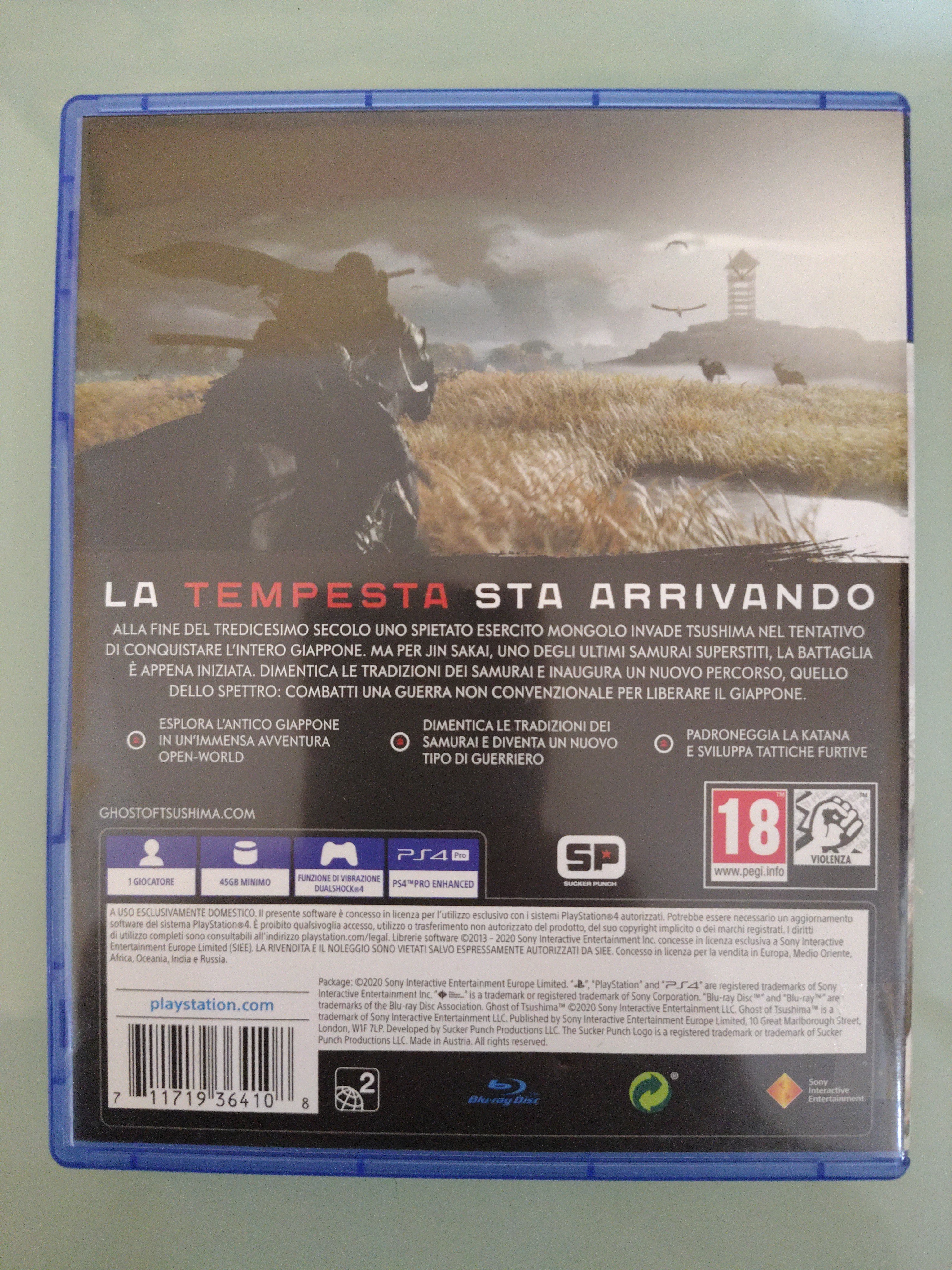 Ghost Of Tsushima GIOCO PS4 VERSIONE ITALIANA