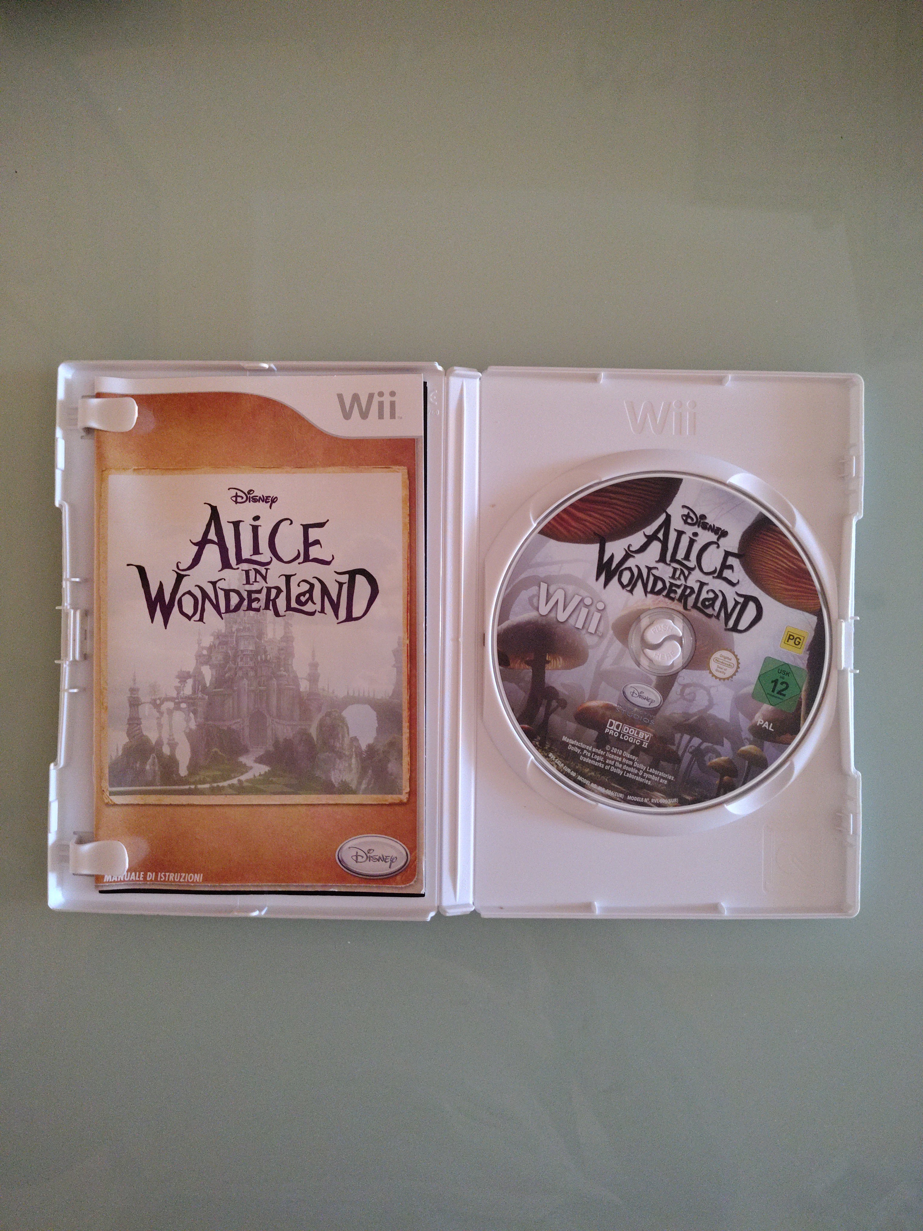 Alice In Wonderland Disney Tim Burton GIOCO NINTENDO WII