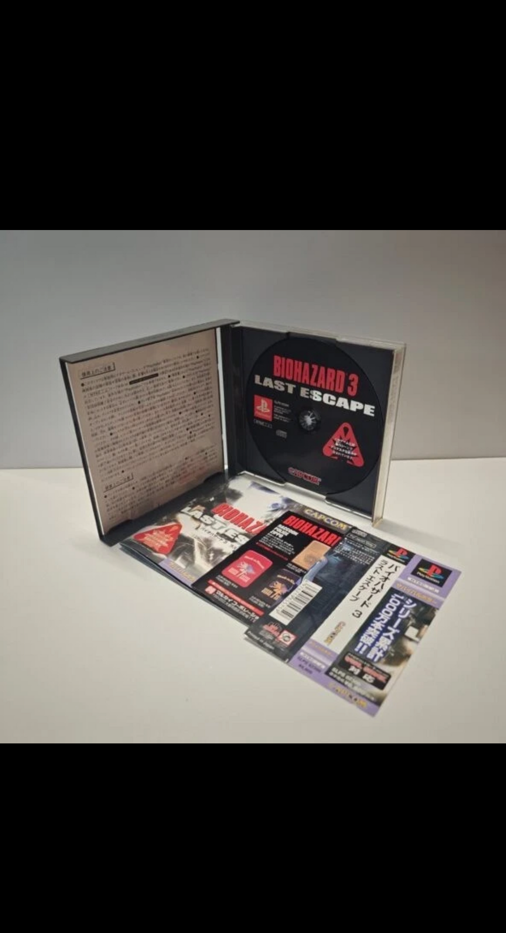 BIOHAZARD 3 LAST ESCAPE PS1 PLAYSTATION NTSC JAP COMPLETO