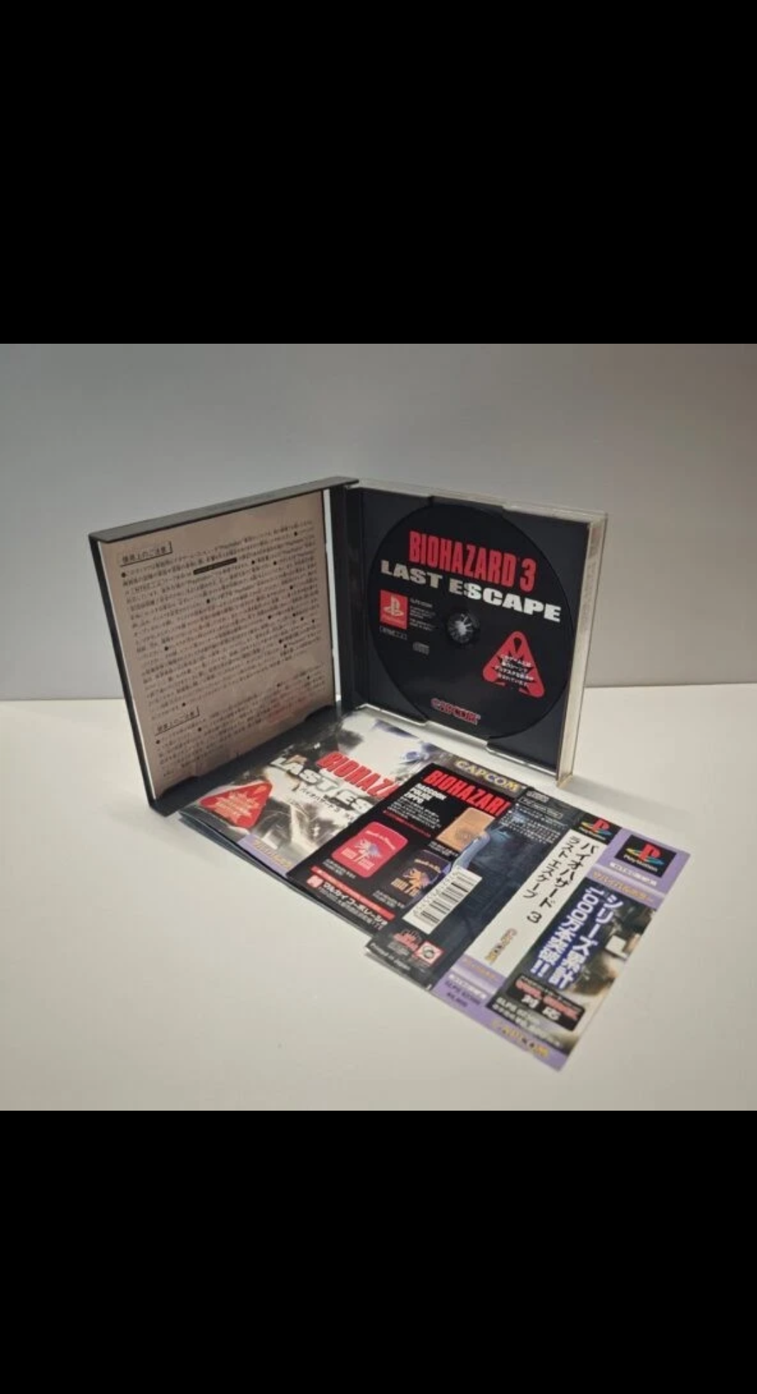 BIOHAZARD 3 LAST ESCAPE PS1 PLAYSTATION NTSC JAP COMPLETO