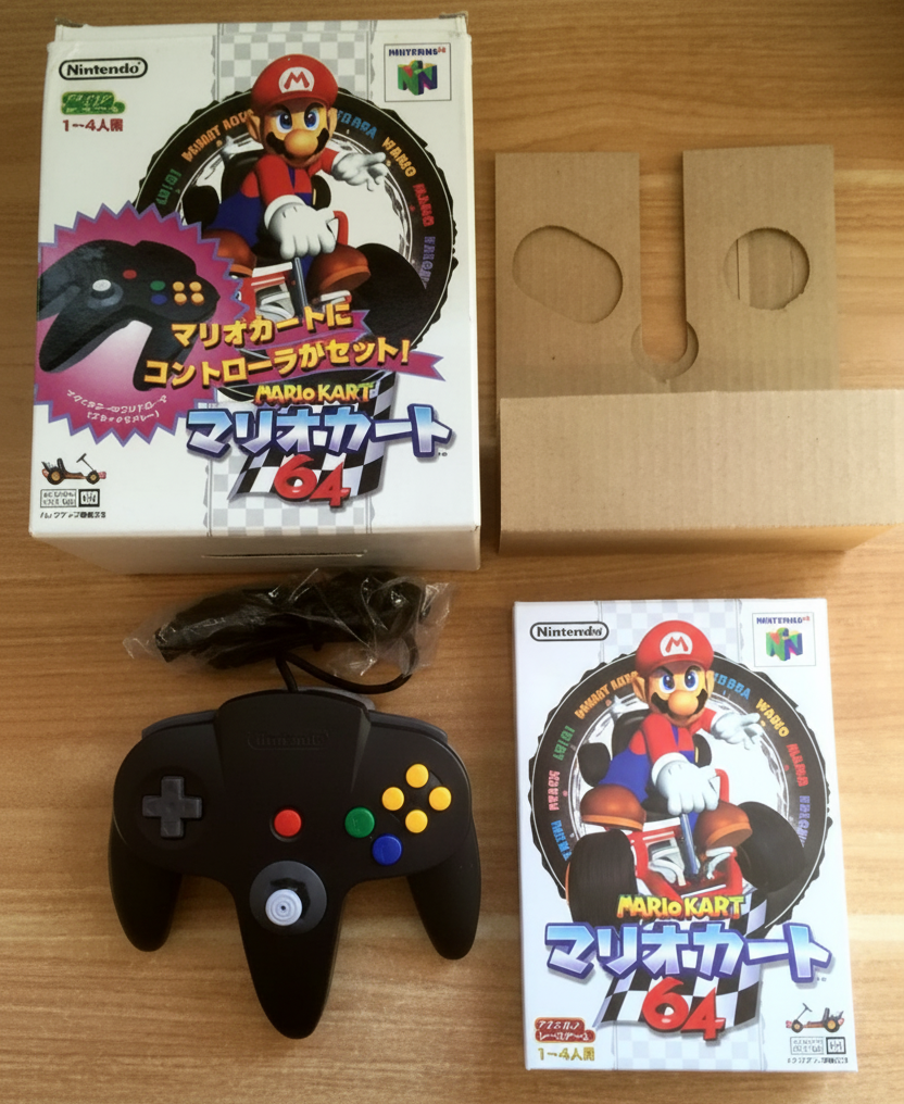 MARIO KART 64 LIMITED PACK - NINTENDO 64 JAPAN...