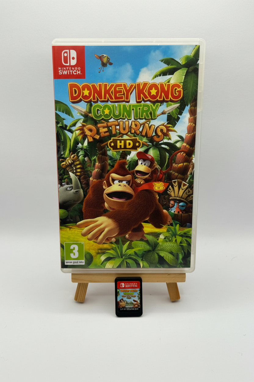 NINTENDO SWITCH DONKEY KONG COUNTRY RETURNS HD VIDEOGIOCO  EU ITA