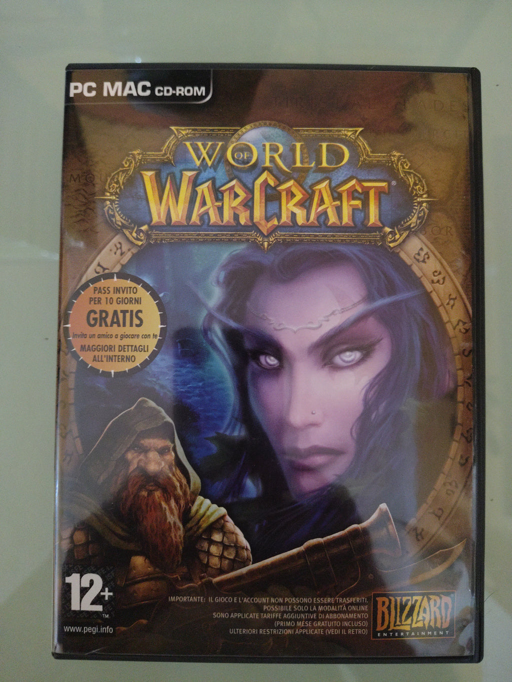WORLD OF CRAFT WARCRAFT PC MAC CD-ROM RARO BOX EDIZIONE ITALIANA
