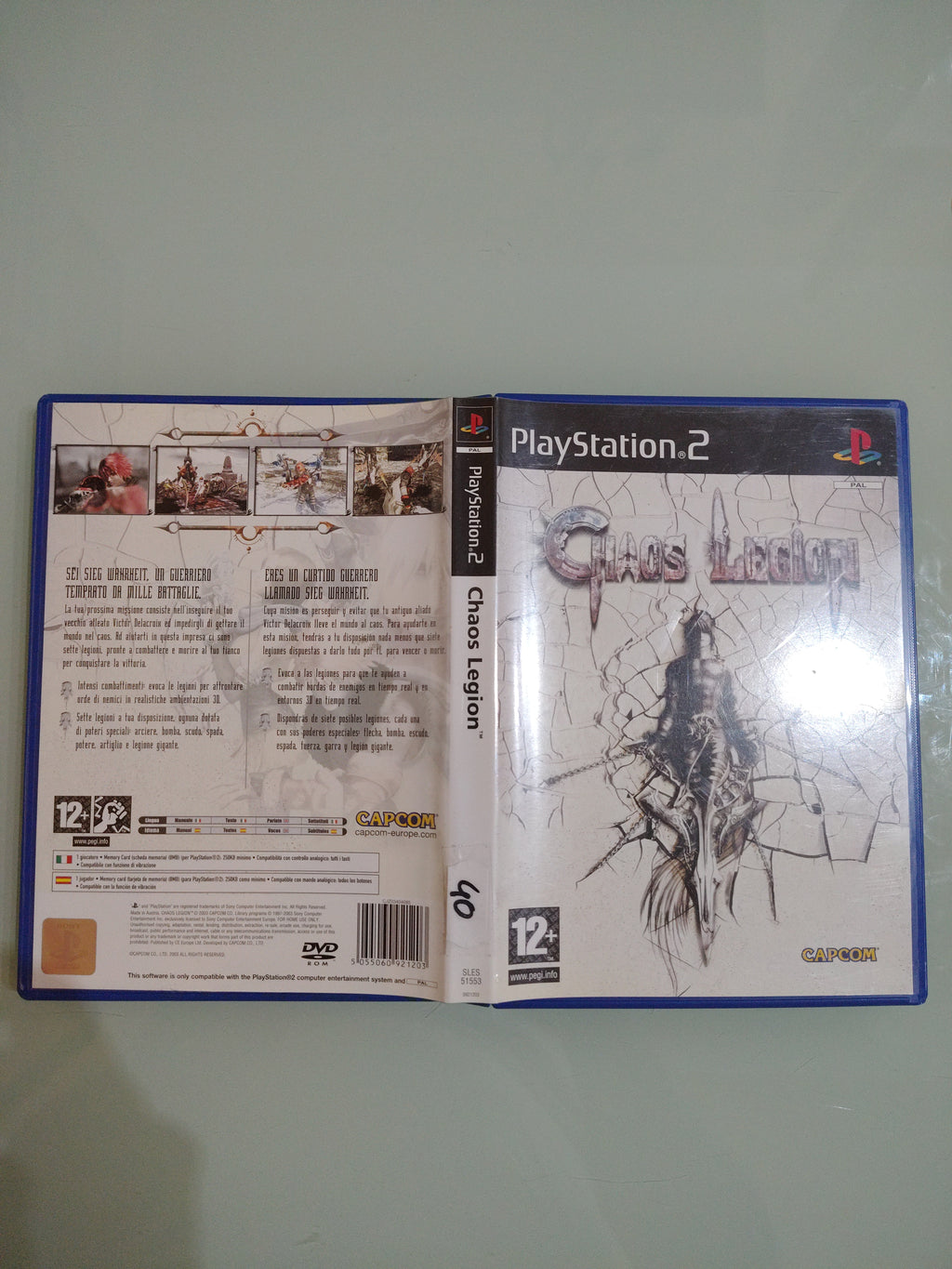 Sony PlayStation 2 Ps2 Chaos Legion Capcom Video Game