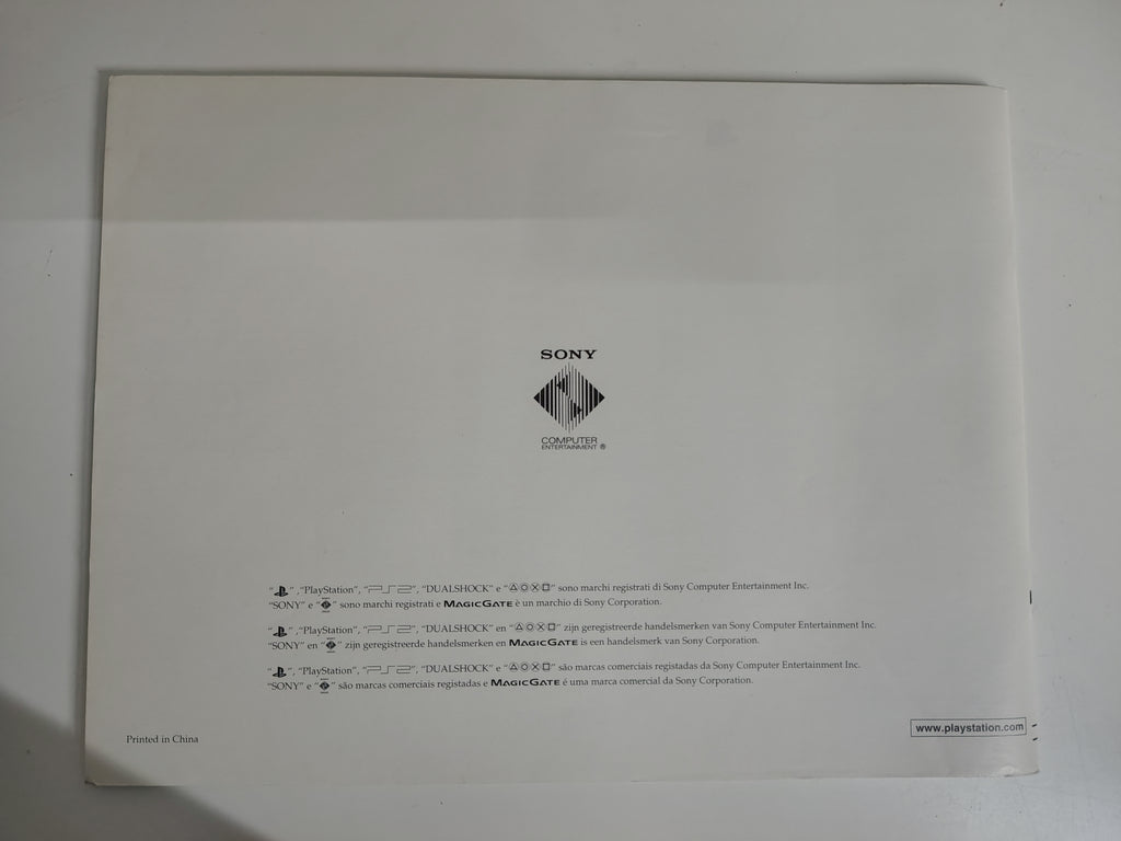 Sony Playstation - Manuale Di Istruzioni Ps2 SPCH 50004 SS