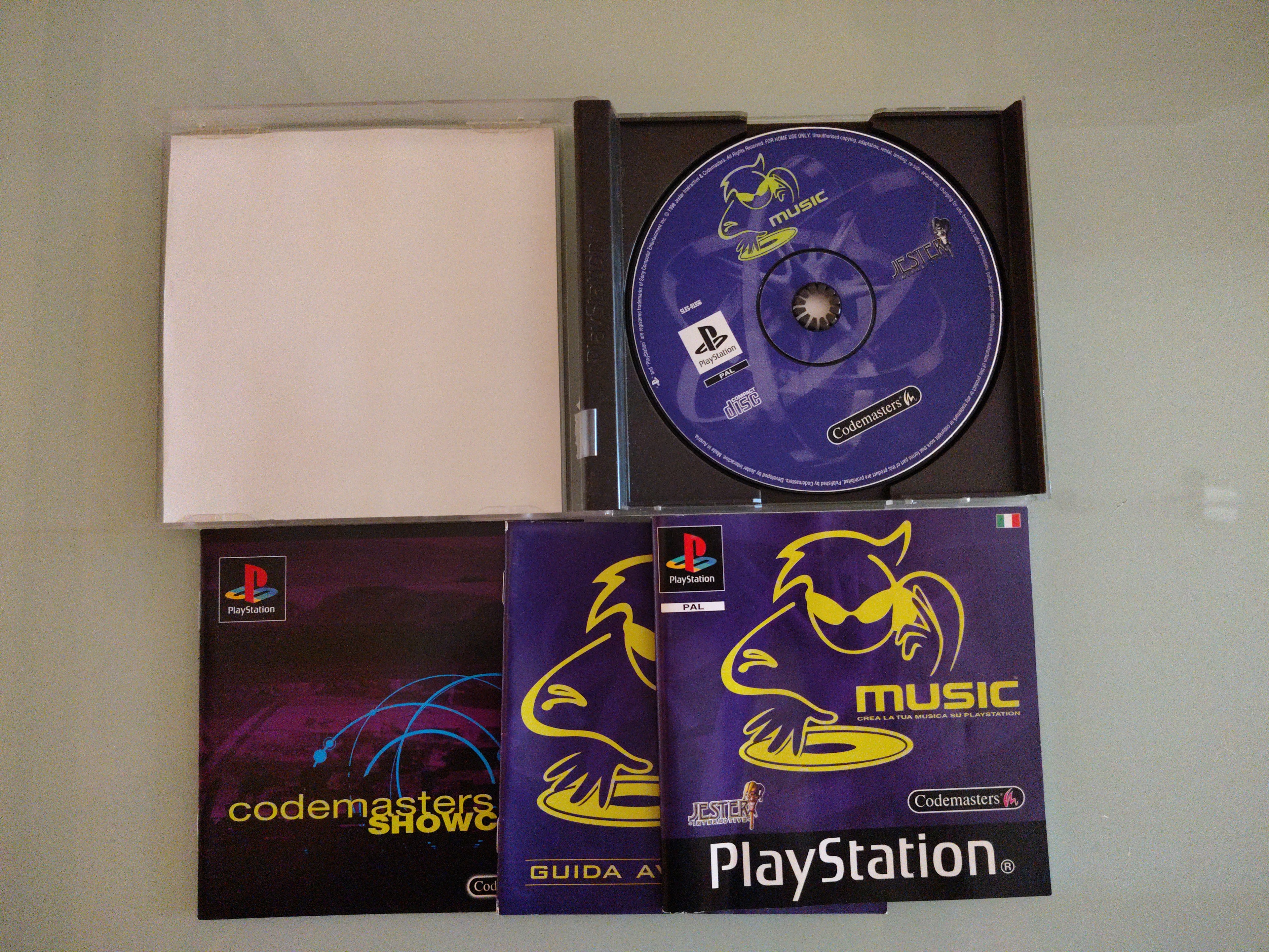 Music per Play Station 1, versione PAL ita