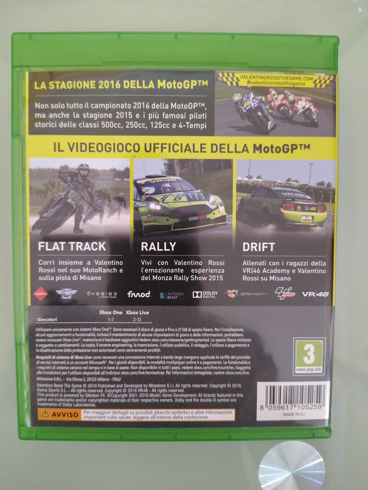 Valentino Rossi The Game GIOCO Xbox One VERSIONE ITALIANA