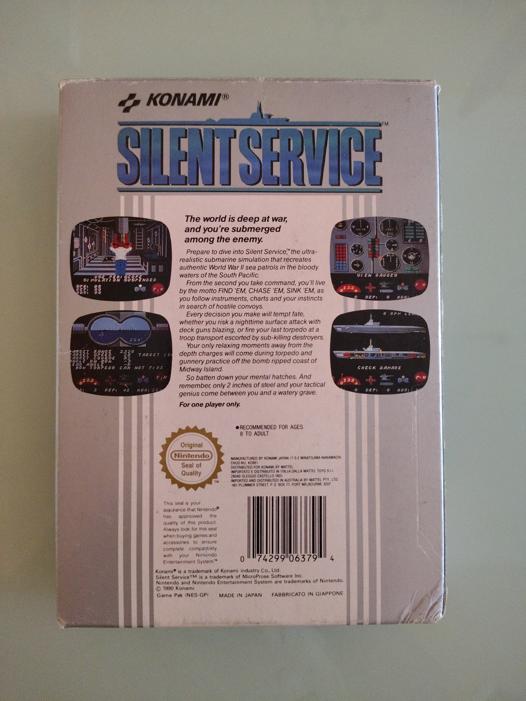 Silent Service Nintendo NES PAL A