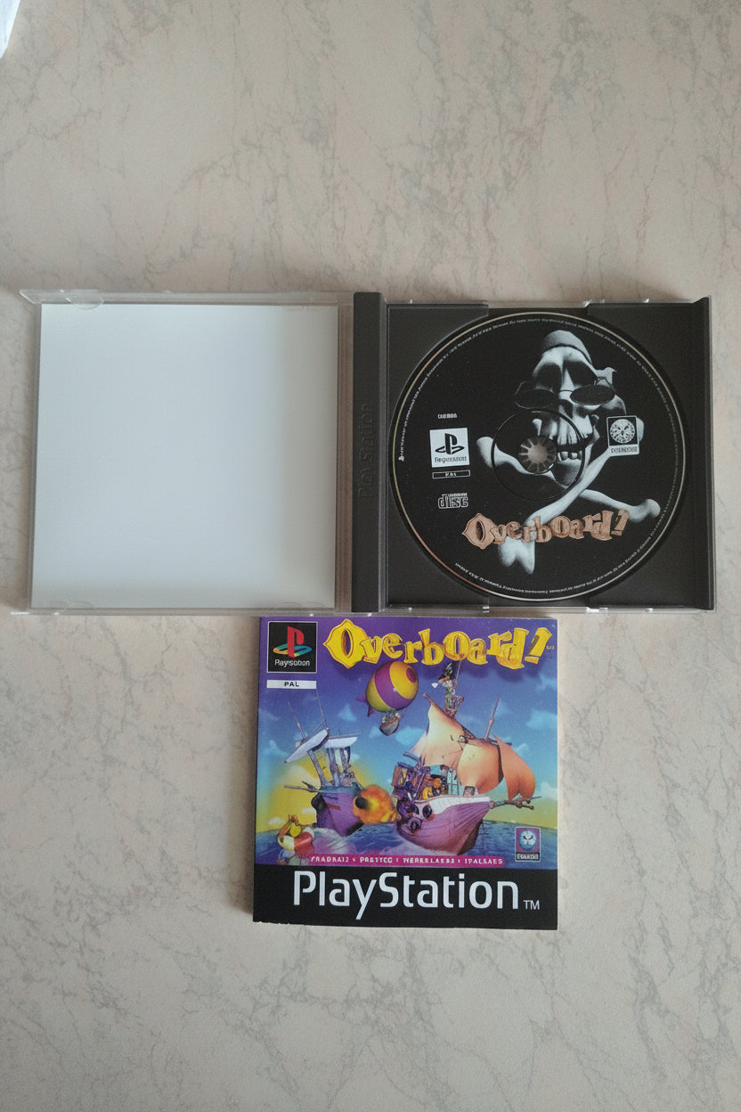 Overboard! PS1 Playstation Game WORKING PAL ITA Multilingua