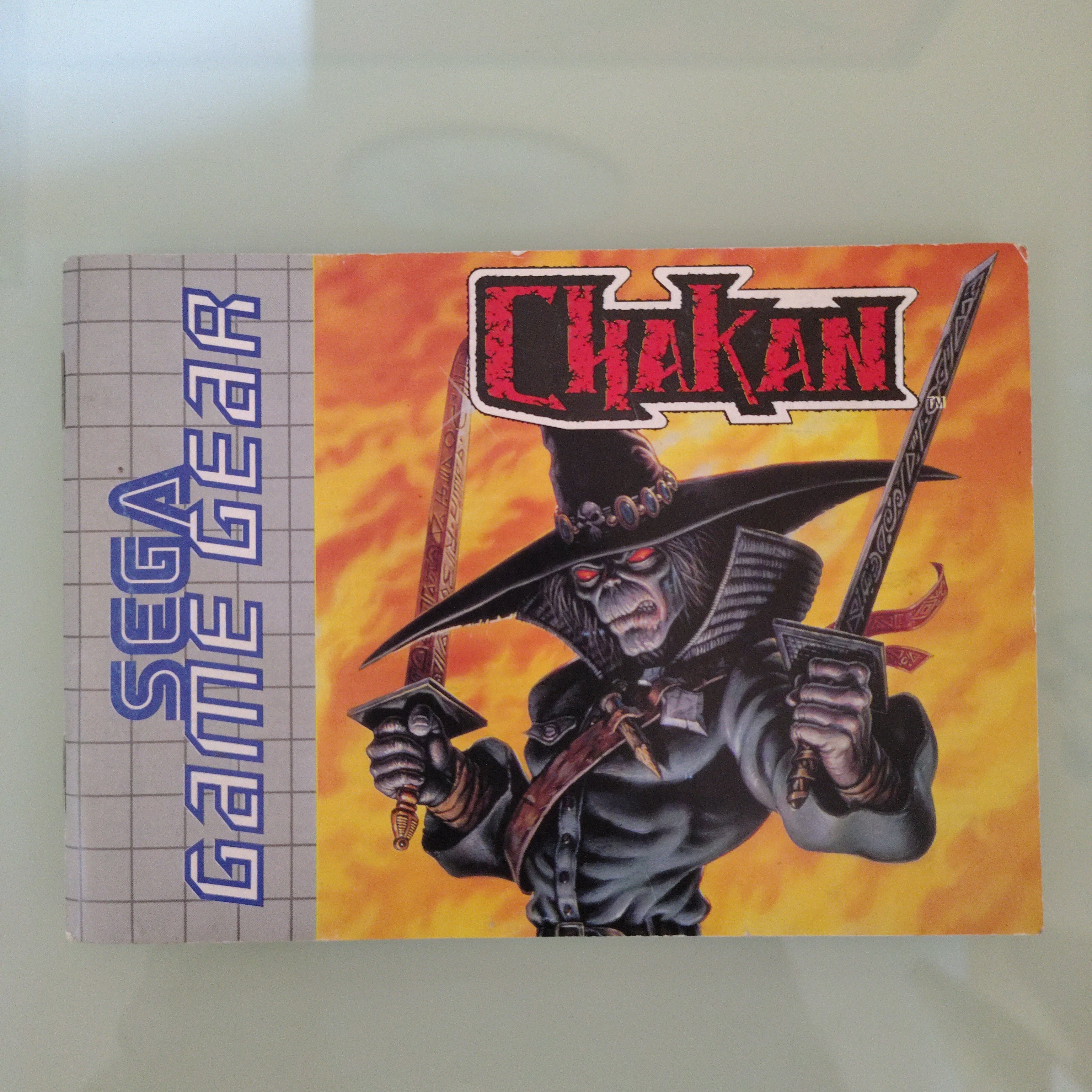 Sega Game Gear - Chakan manuale