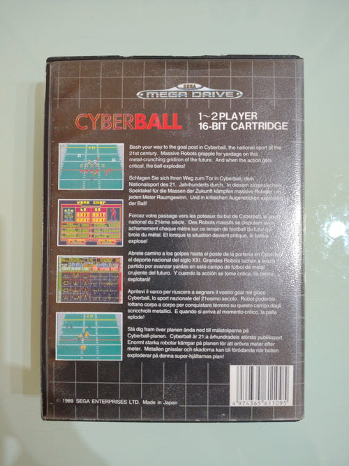 CYBERBALL SEGA MEGA DRIVE MEGADRIVE PAL