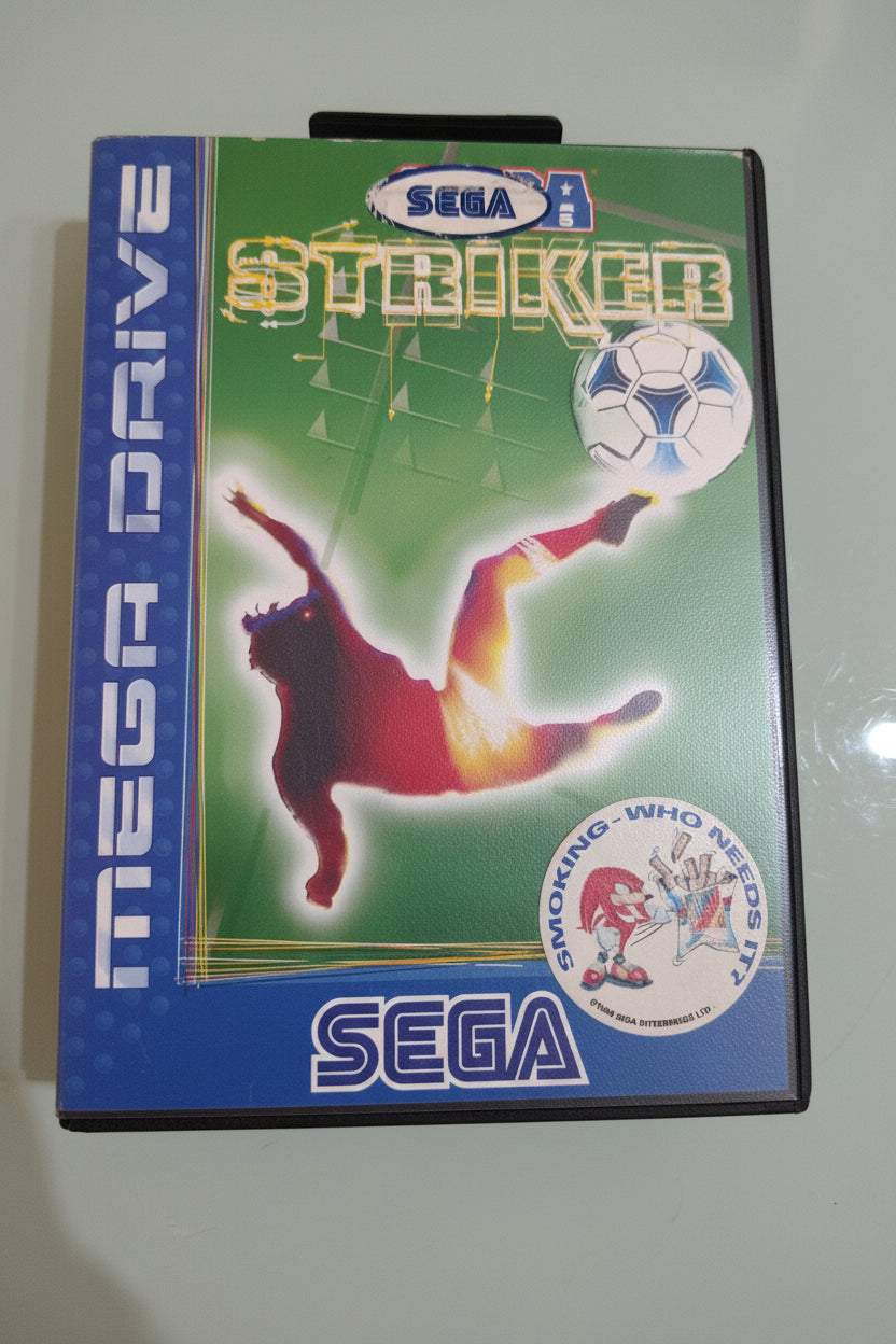 SEGA SPORTS STRIKER SEGA MEGA DRIVE  GIOCO USATO PAL VERSION