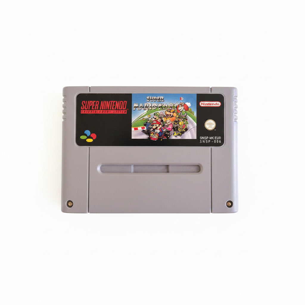SUPER MARIO KART, SUPER NINTENDO SNES VERSIONE PAL