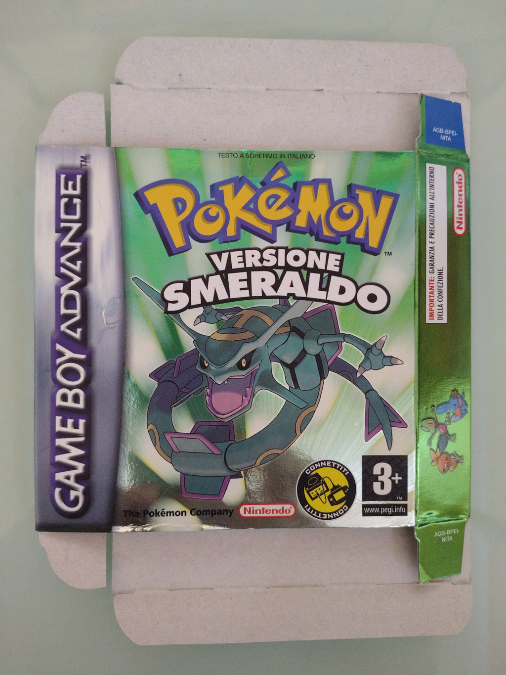 Scatola originale 100% Pokémon versione smeraldo...