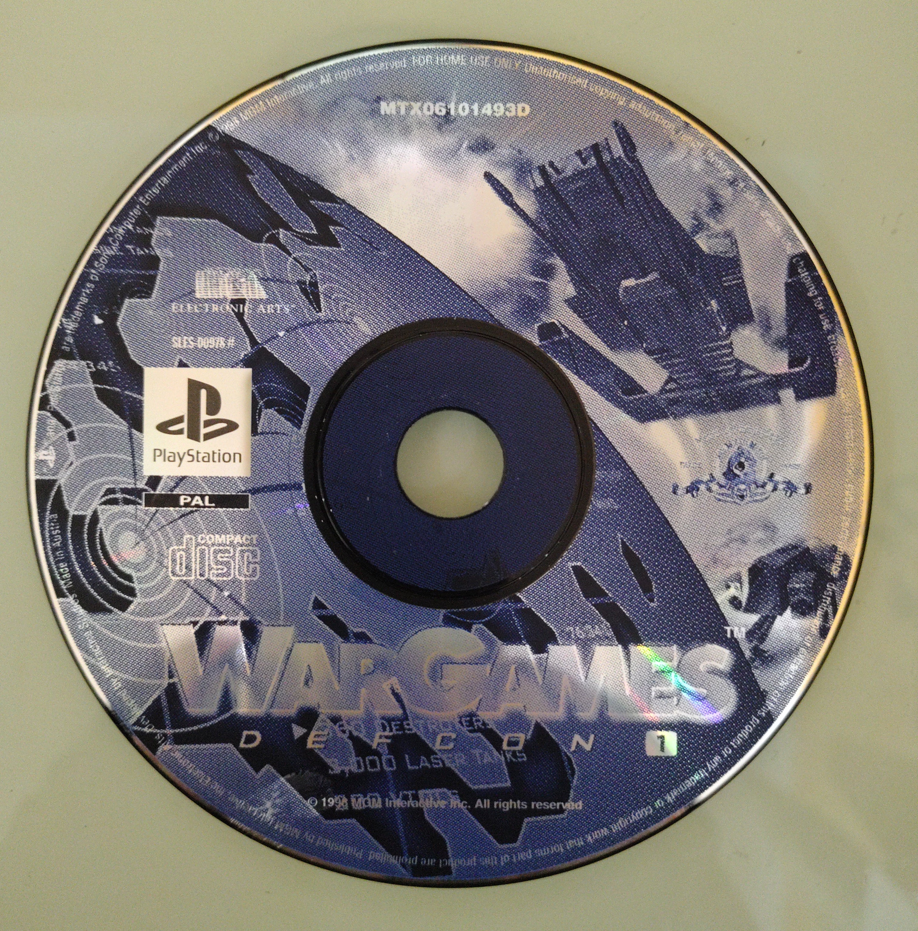 WARGAMES: DEFCON 1 ( solo disco)