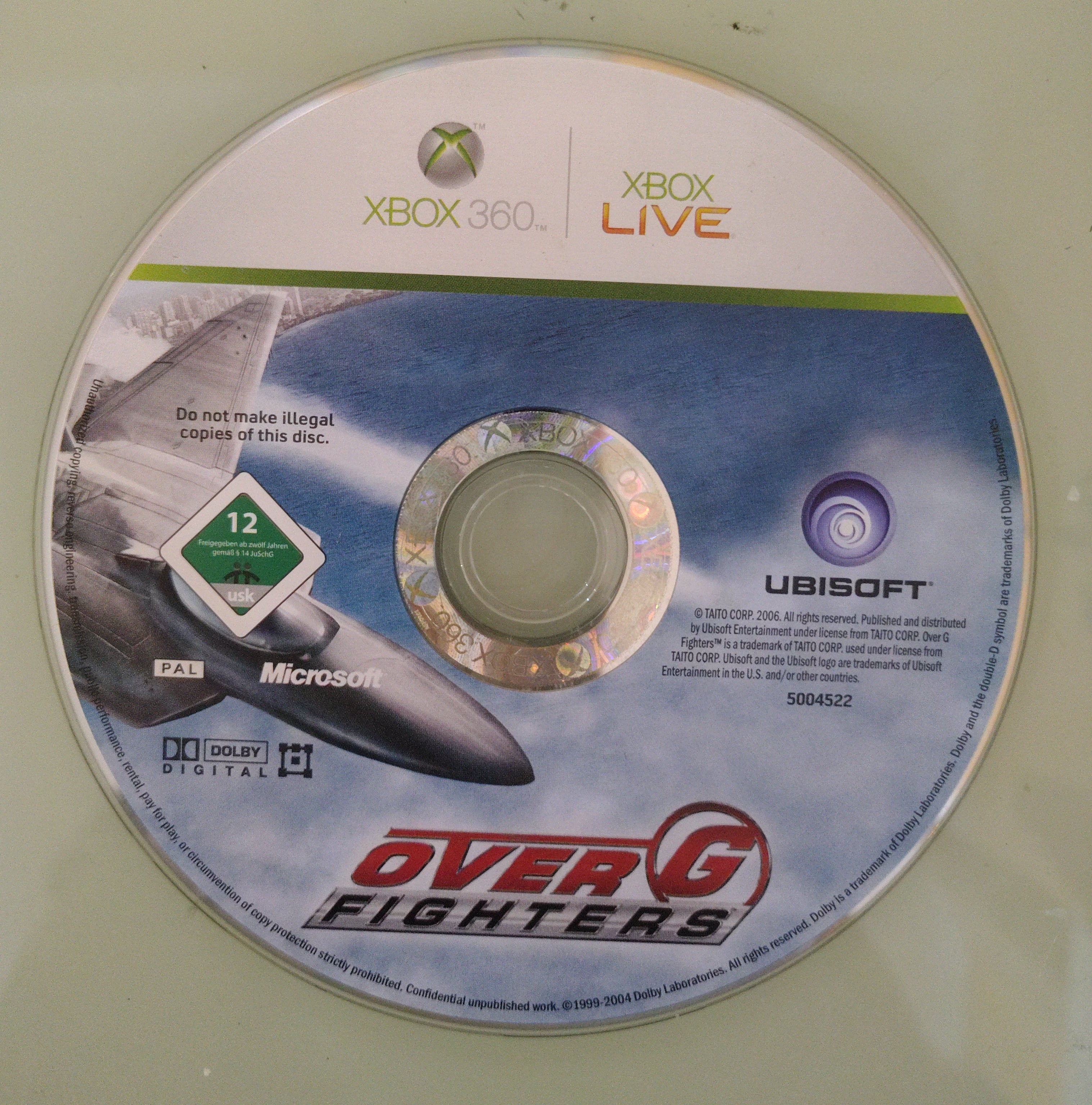 Over G Fighters  Simulazione  Solo Disco