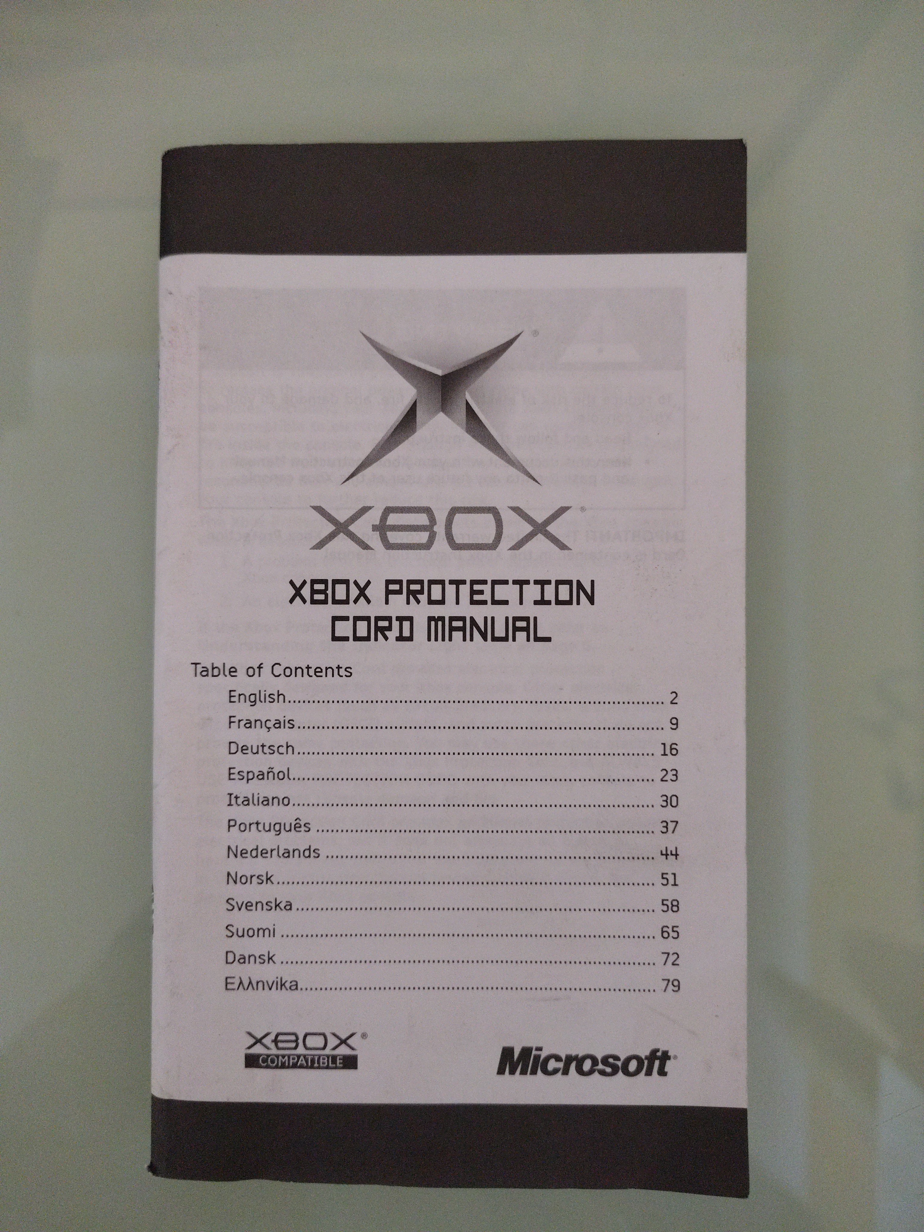 Manuale xbox protection