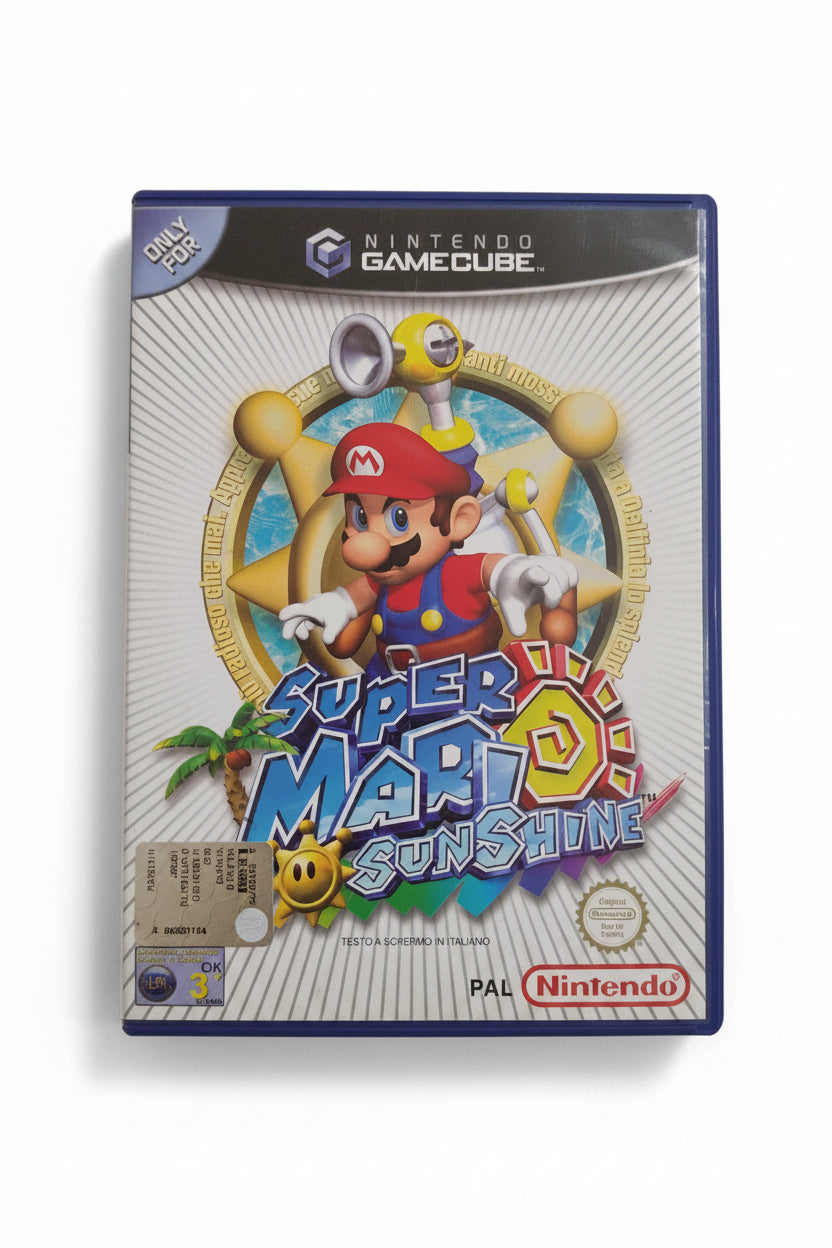 Super Mario Sunshine Nintendo GameCube Wii PAL Italiano Completo Libretto