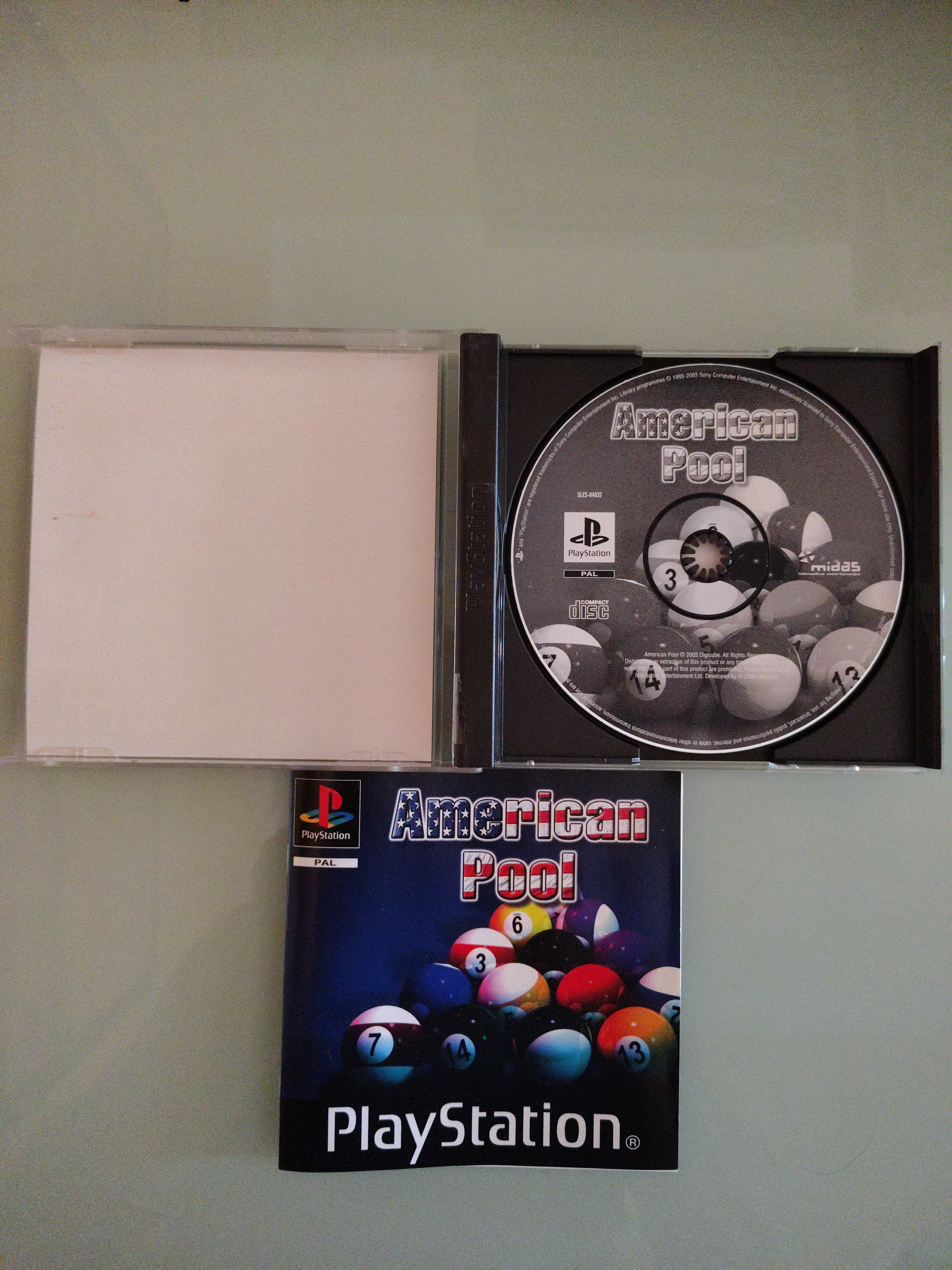 AMERICAN POOL - SONY PS1 - USATO PERFETTAMENTE FUNZIONANTE - USED PAL VERSION