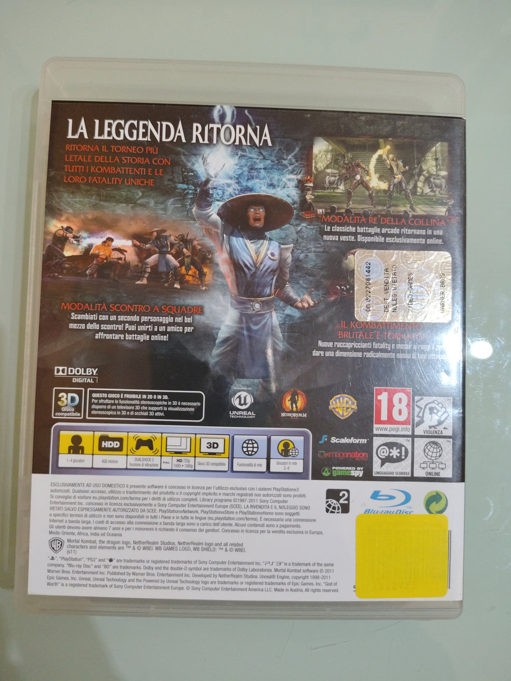 MORTAL KOMBAT PAL ITA