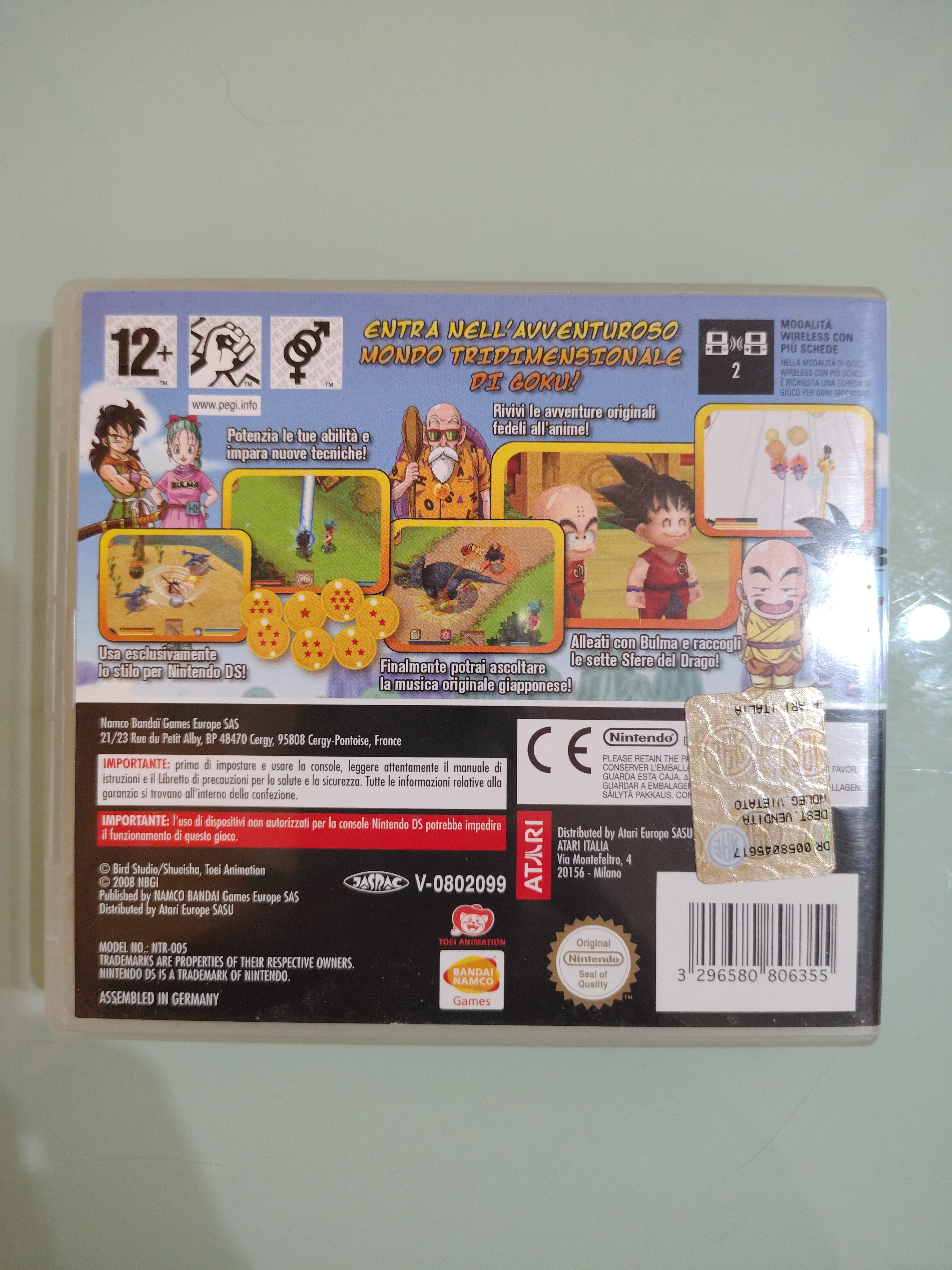 Gioco Nintendo Ds Dragonball Origins