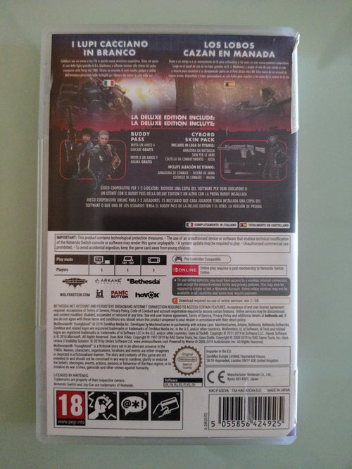 (SOLO SCATOLA) Wolfenstein: Youngblood  CODICE DOWNLOAD INC