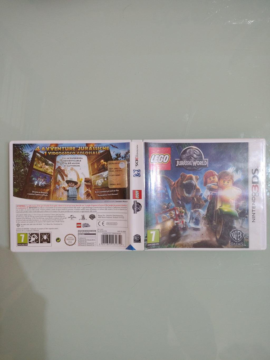 LEGO JURASSIC WORLD,  NINTENDO 3DS USATO