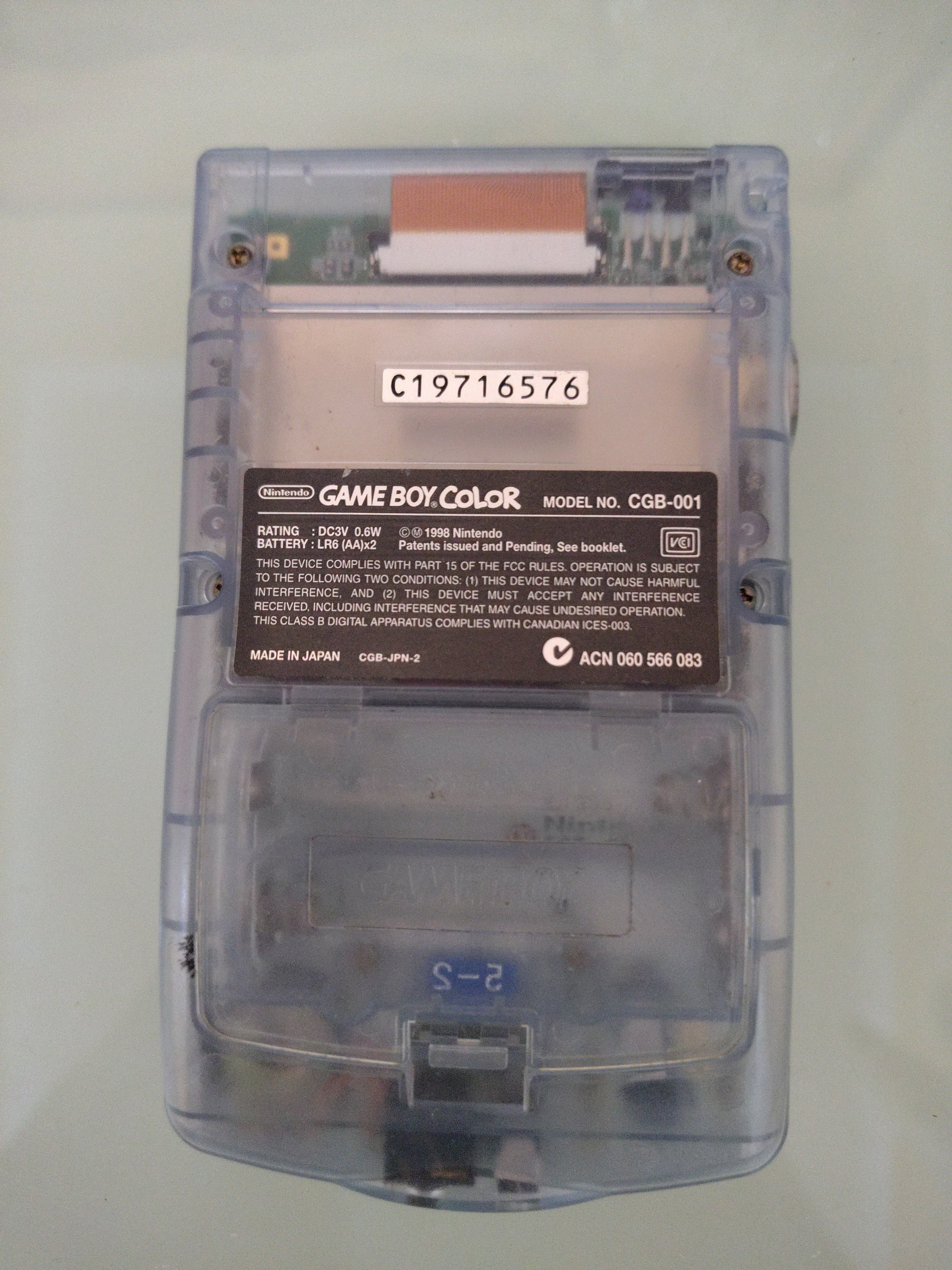 Game boy color Tsutaya  blu acqua con bottoni arancioni ( originale)