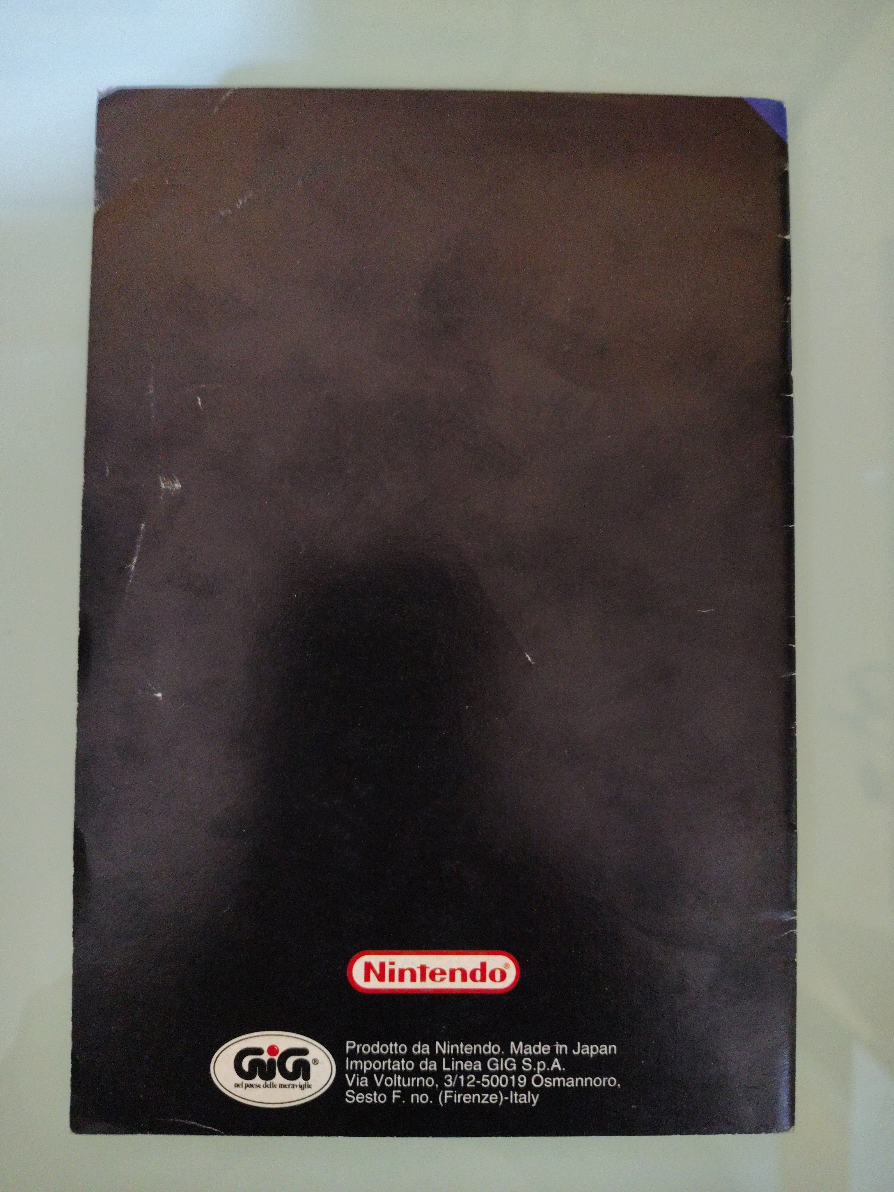 manuale SUPER GAME BOY ADAPTATEUR SUPER NINTENDO SNES ita