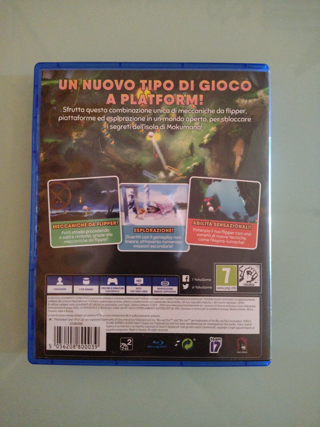 Yoku's Island Express PS4  Gioco Azione Sparatutto