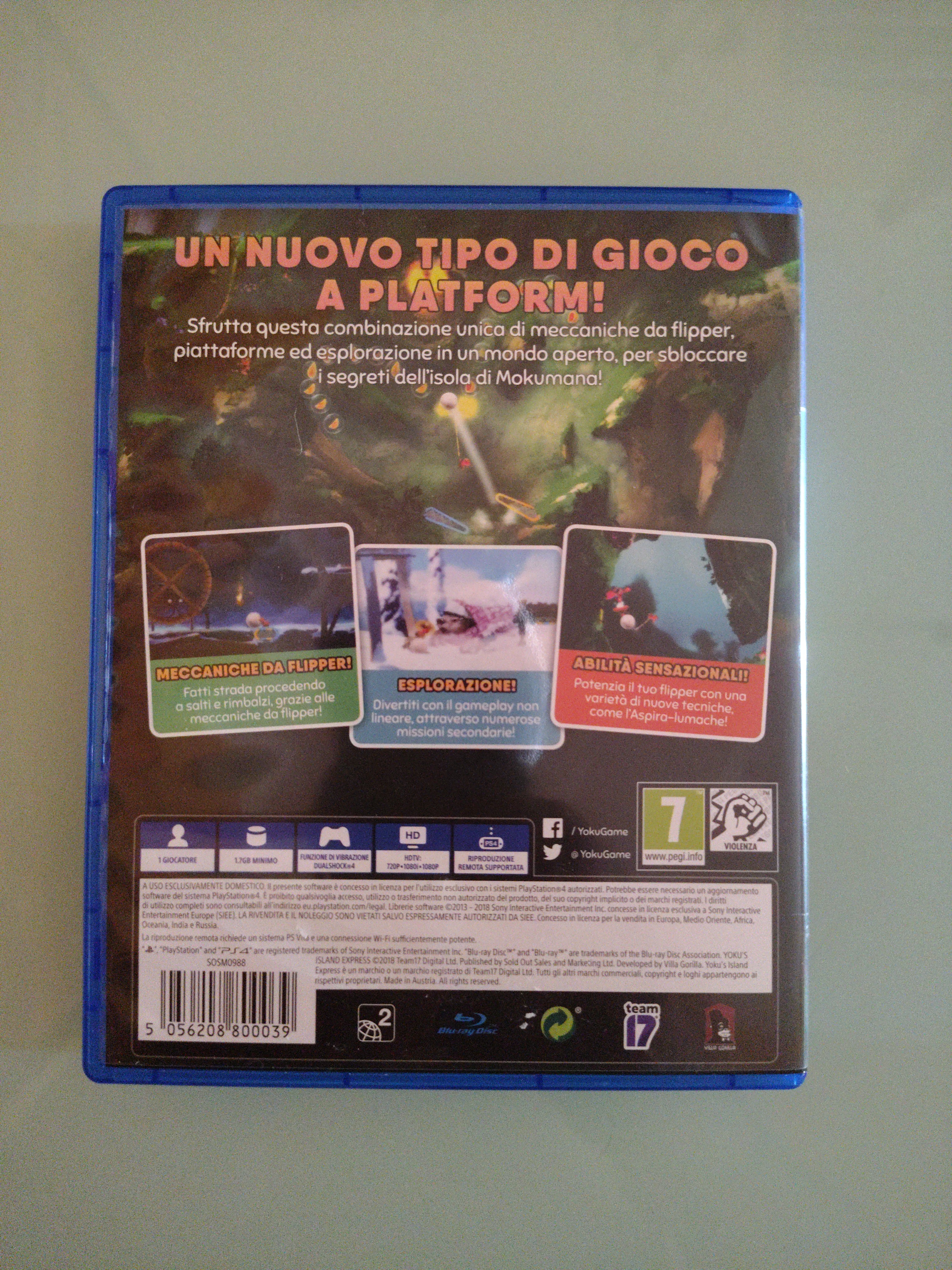 Yoku's Island Express PS4  Gioco Azione Sparatutto