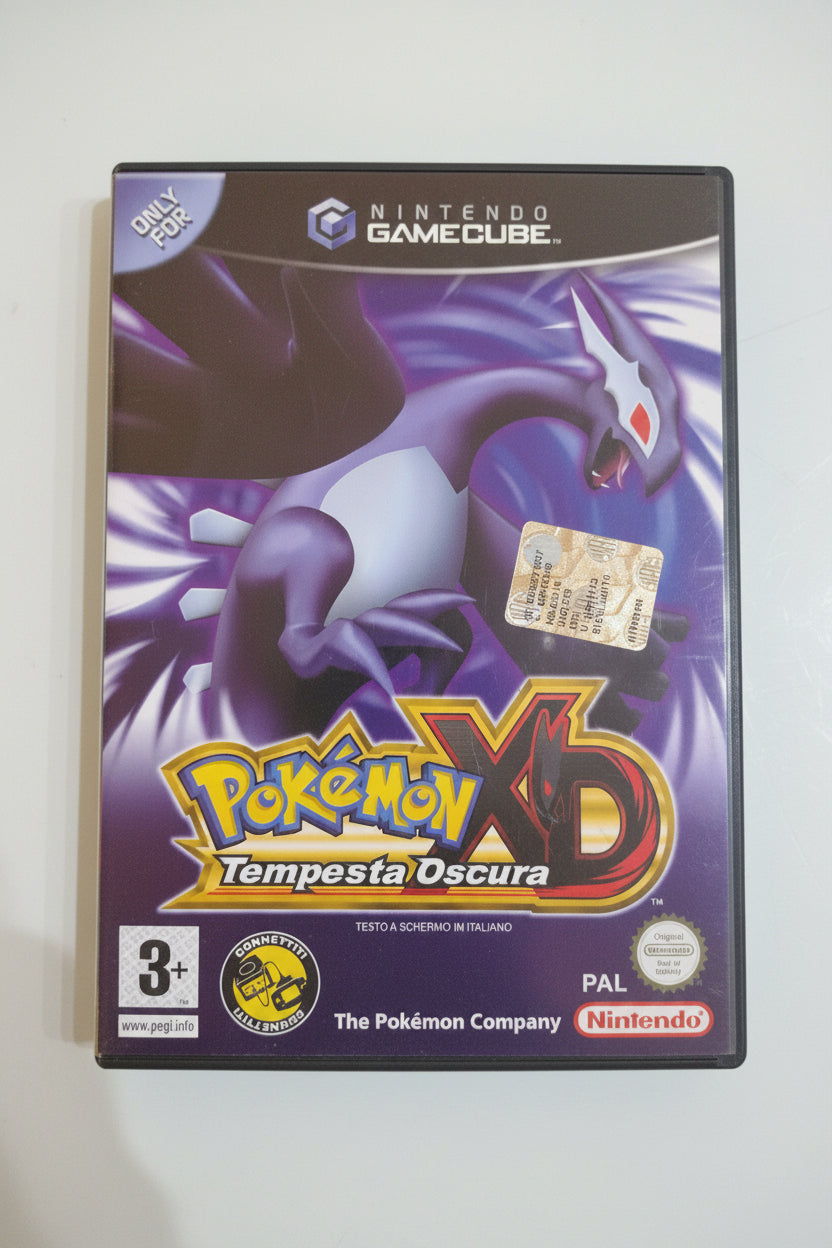 POKÉMON XD TEMPESTA OSCURA ORIGINALE PRIMA STAMPA 🇮🇹 NINTENDO GAMECUBE POKEMON