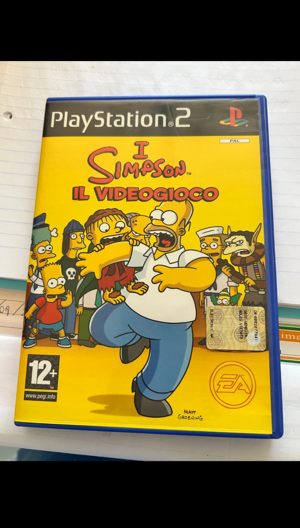I SIMPSON VIDEOGIOCO PRIMA STAMPA  ITALIANO