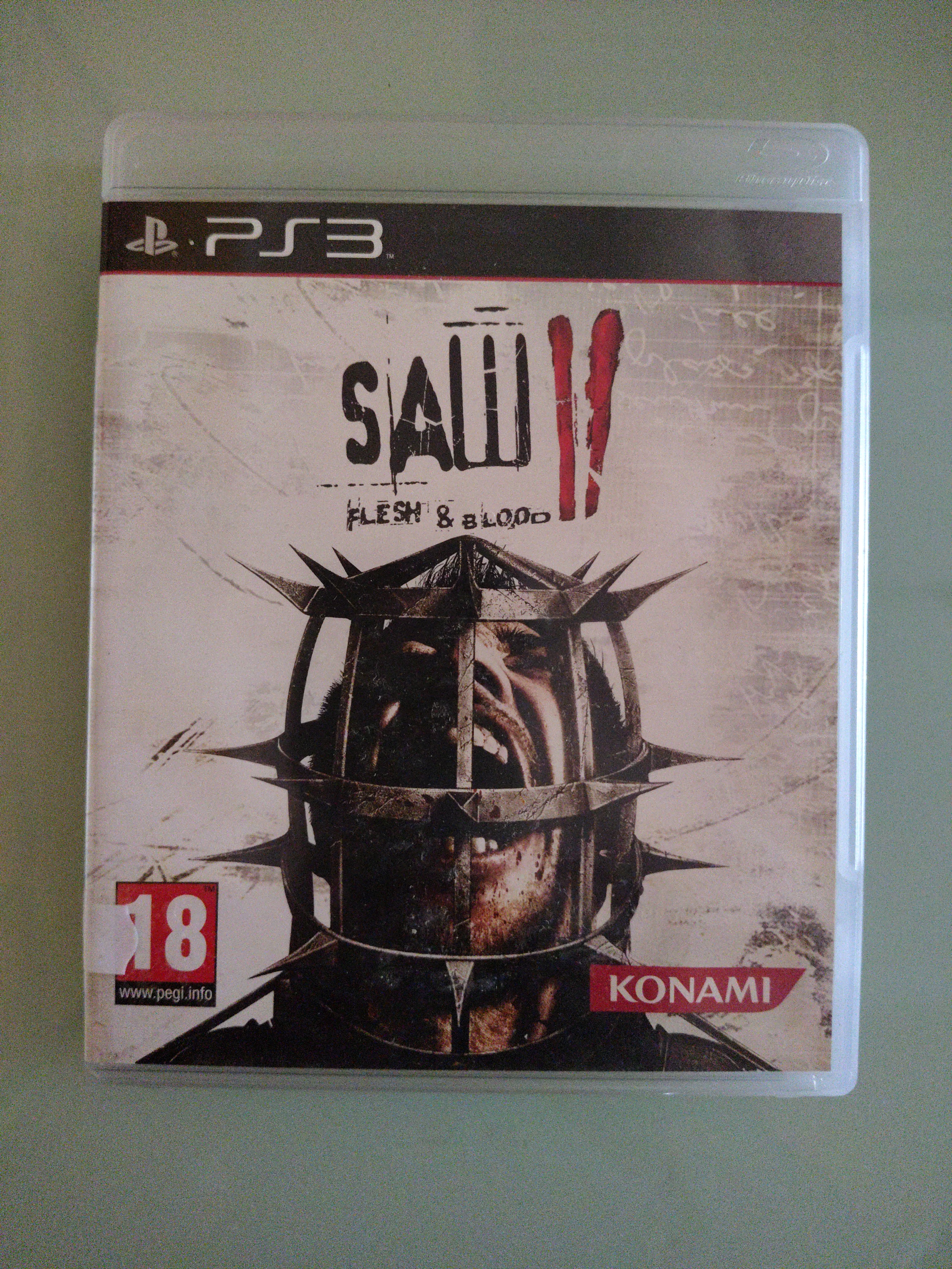 SAW II - FLESH & blood -  PS3  FOR COLLECTORS RARO