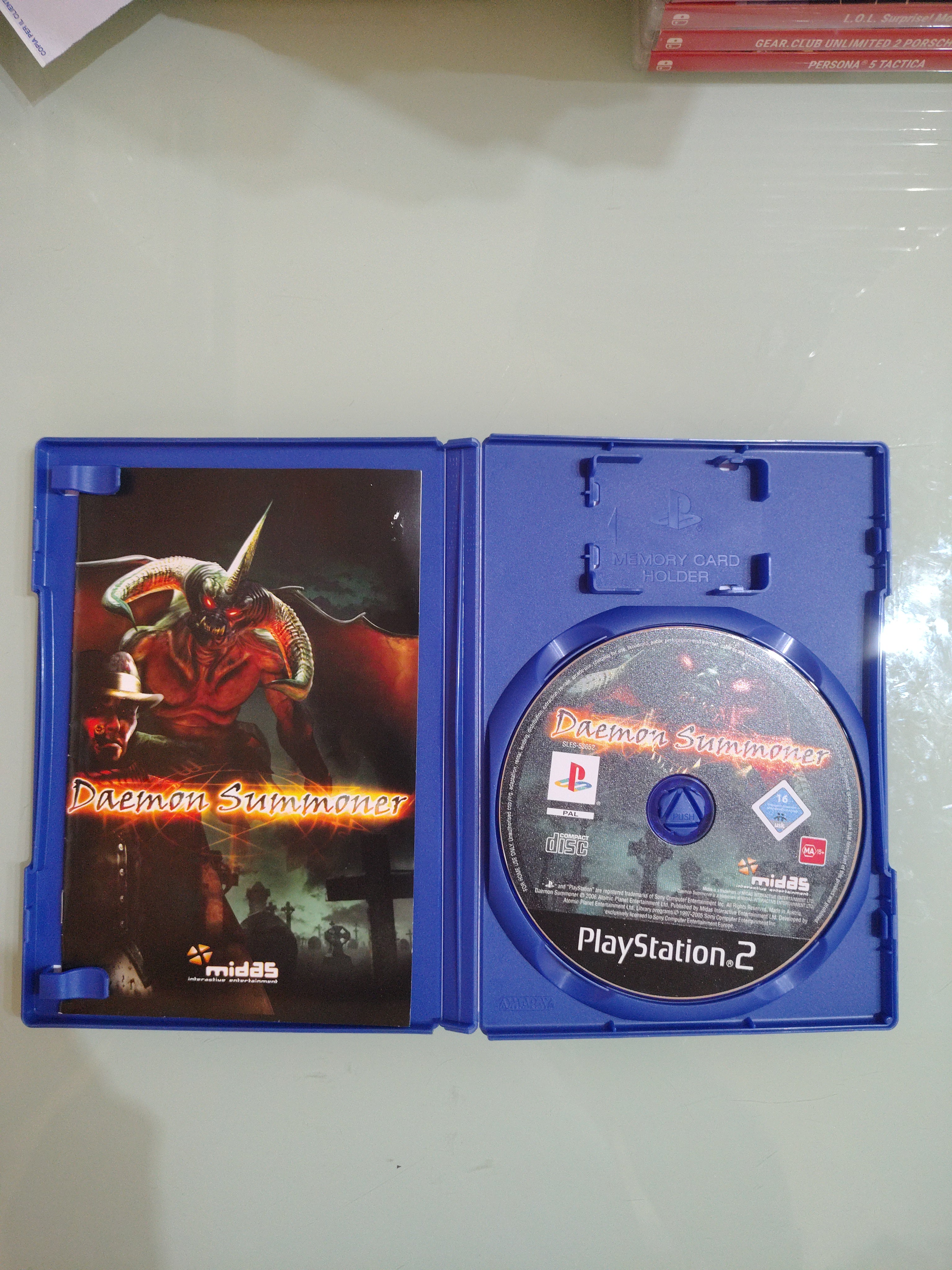 DAEMON SUMMONER SONY PS2 PLAYSTATION 2 PAL ITA ITALIANO ORIGINALE