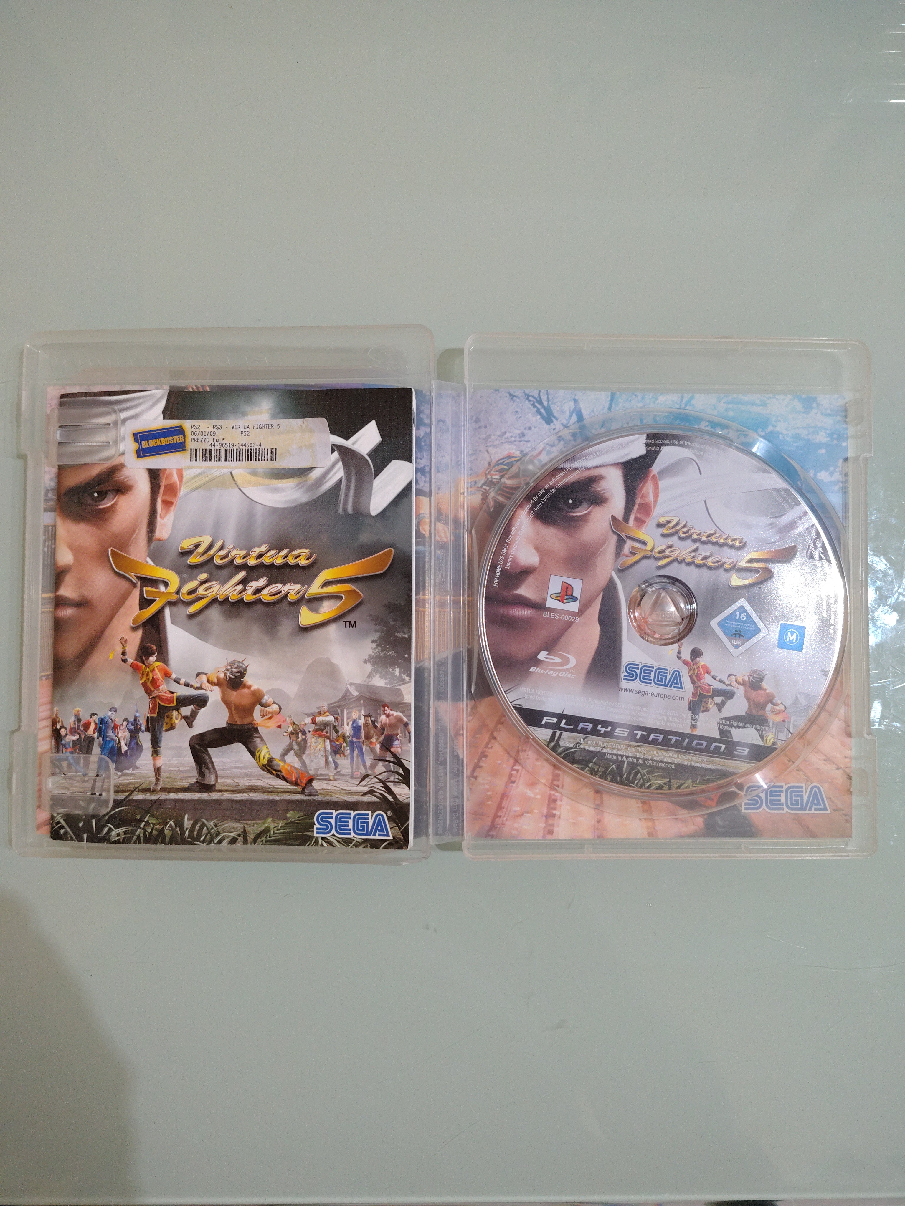 Virtua Fighter 5 (Sony PlayStation 3, 2007) completo PAL